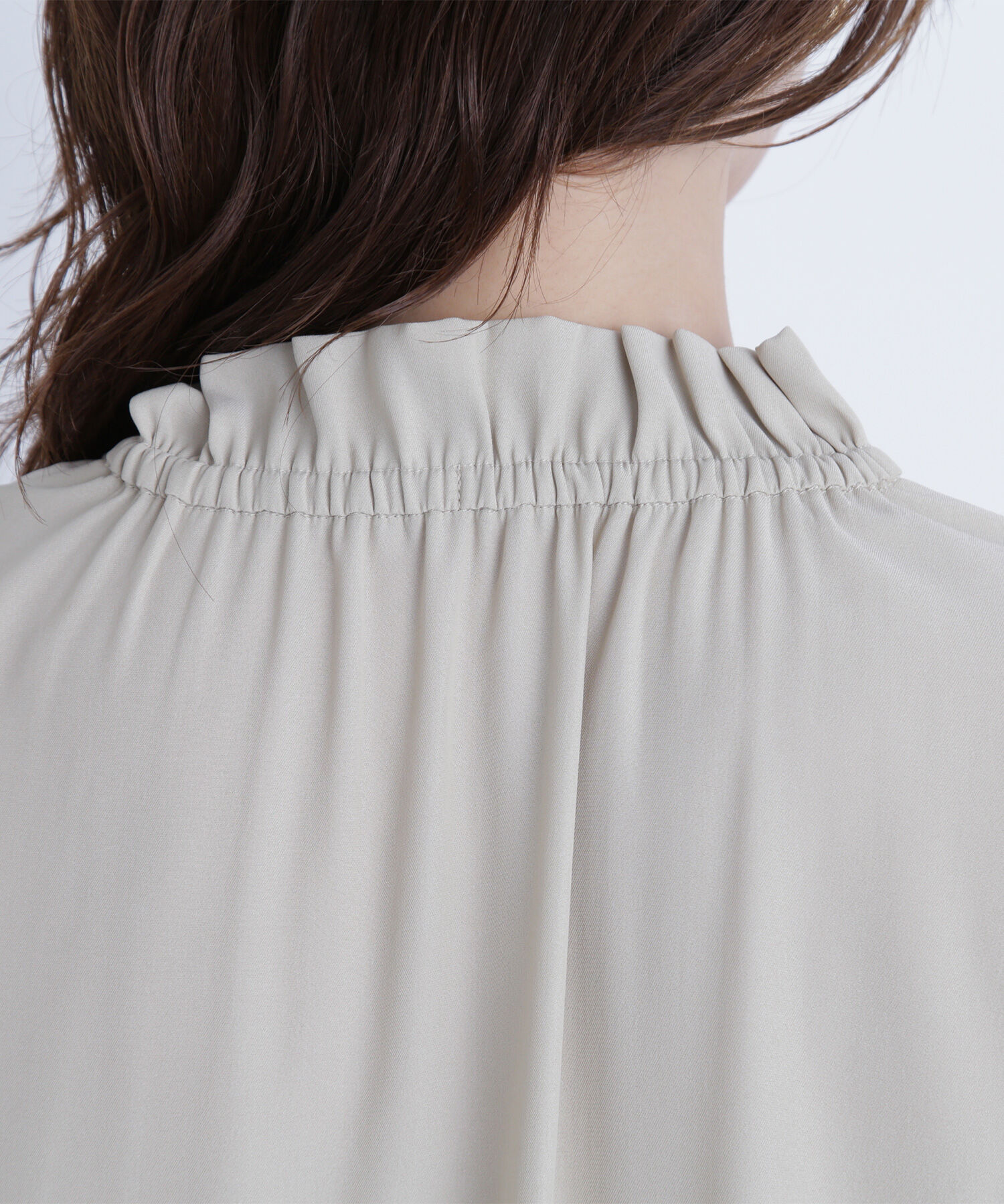  「フリルネックリボンブラウス」|シャツ・ブラウス|