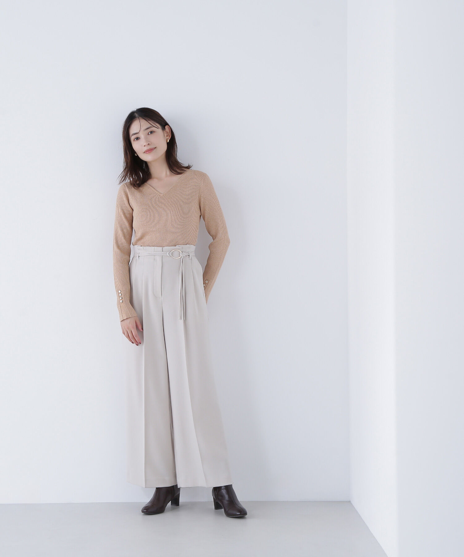  「ダブルベルトワイドパンツII」|その他|