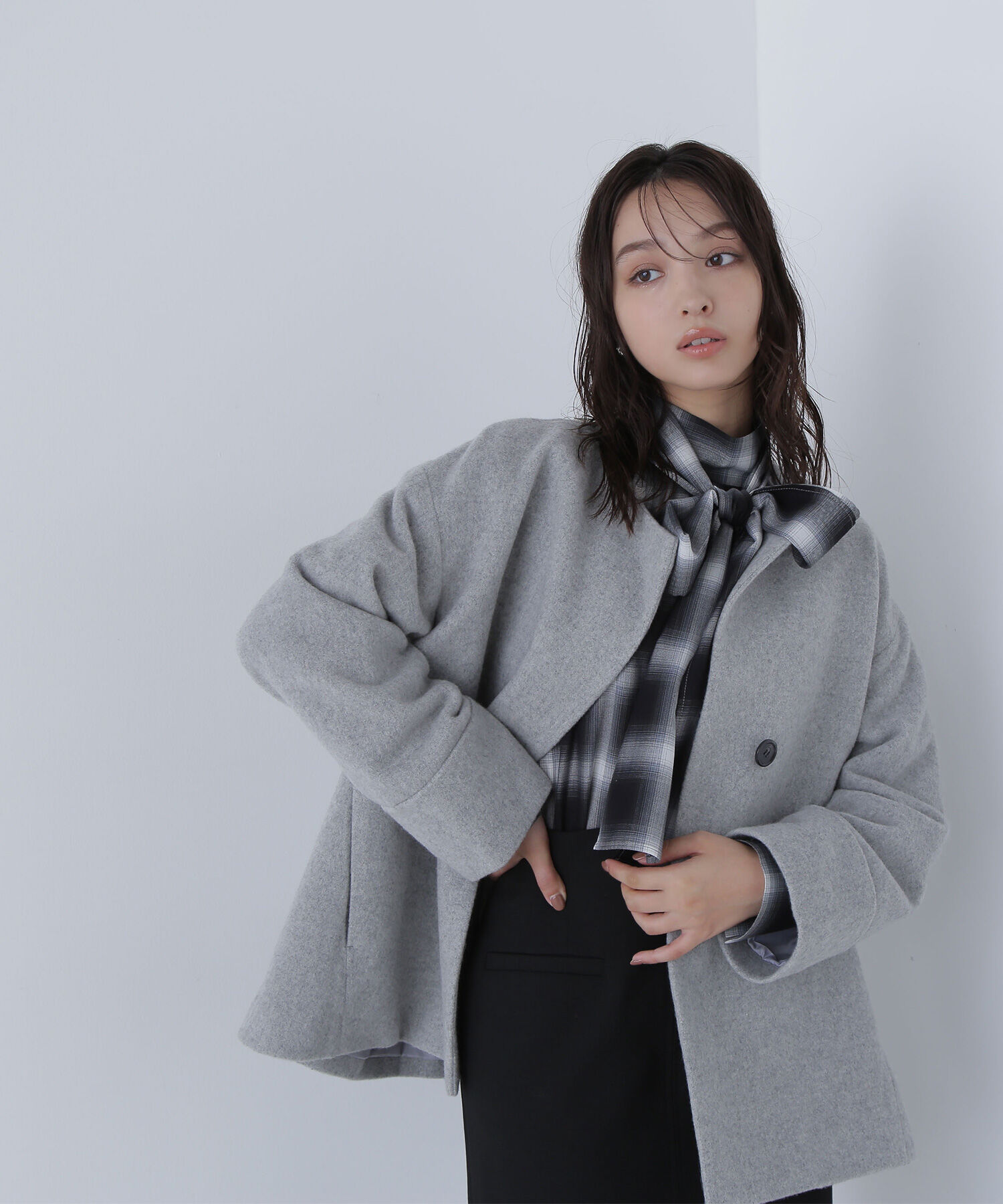  「毎日に&ldquo;ちょうどいい&rdquo;カシミヤ混コート」|ブルゾン・スタジャン|