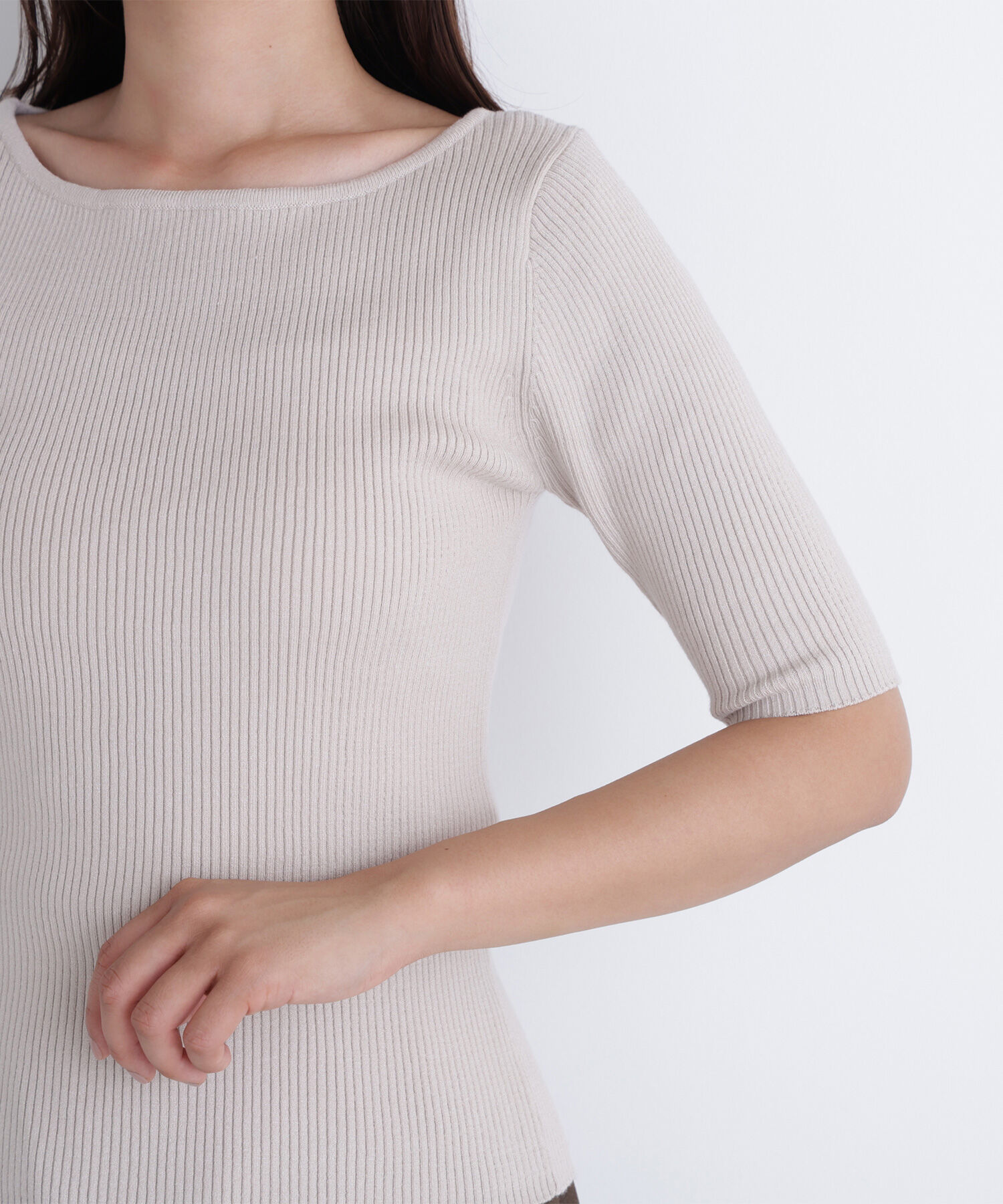  「&ldquo;ふわ＆リブ&rdquo;アンサンブルニット」|ニット・セーター|