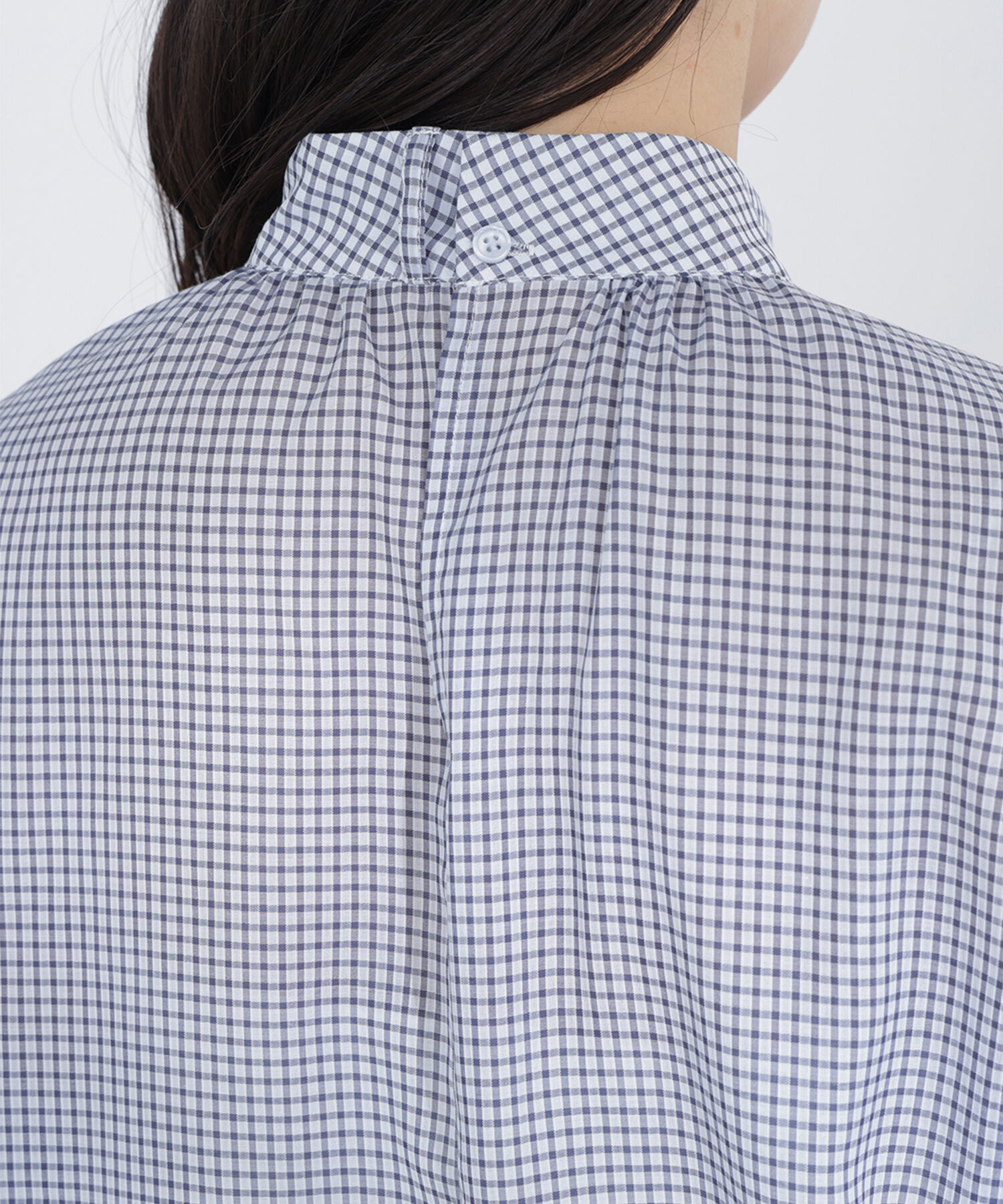  「ミニチェック2wayボウタイブラウス」|シャツ・ブラウス|