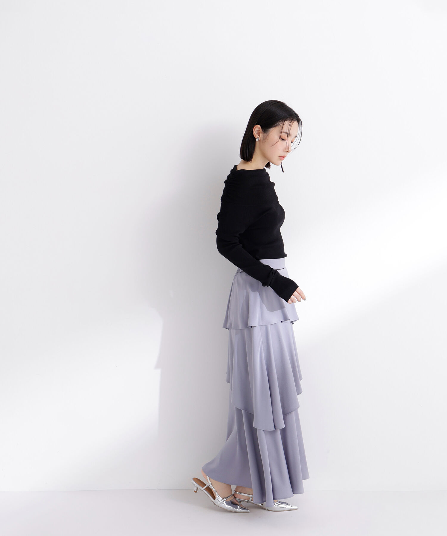  「オフショルコンパクトニット」|ニット・セーター|