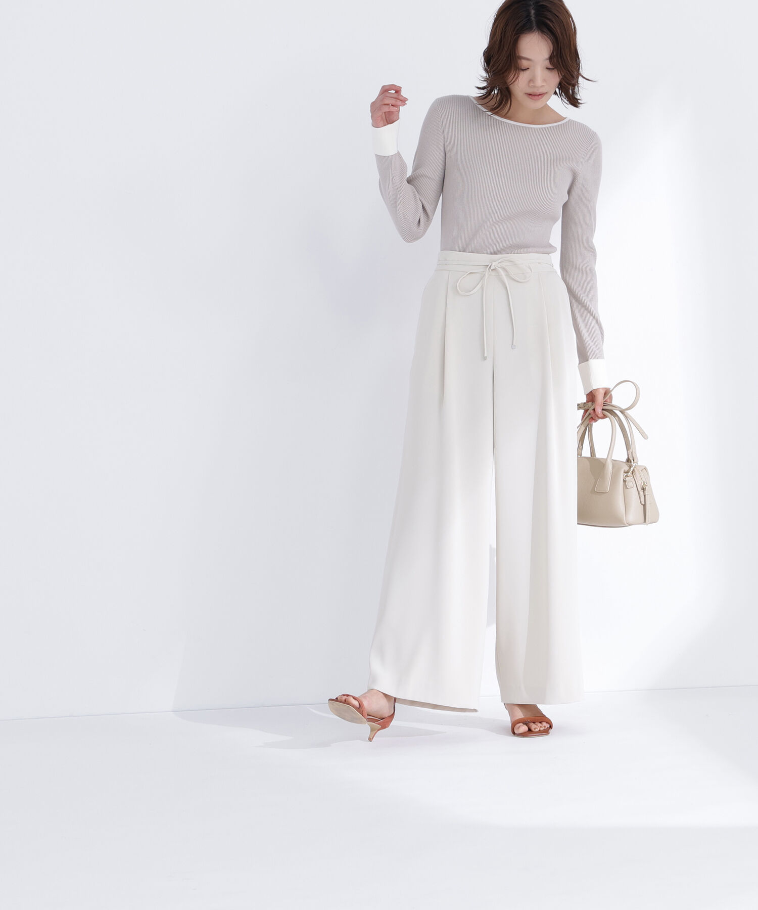  「ダブルカフスニット」|ニット・セーター|