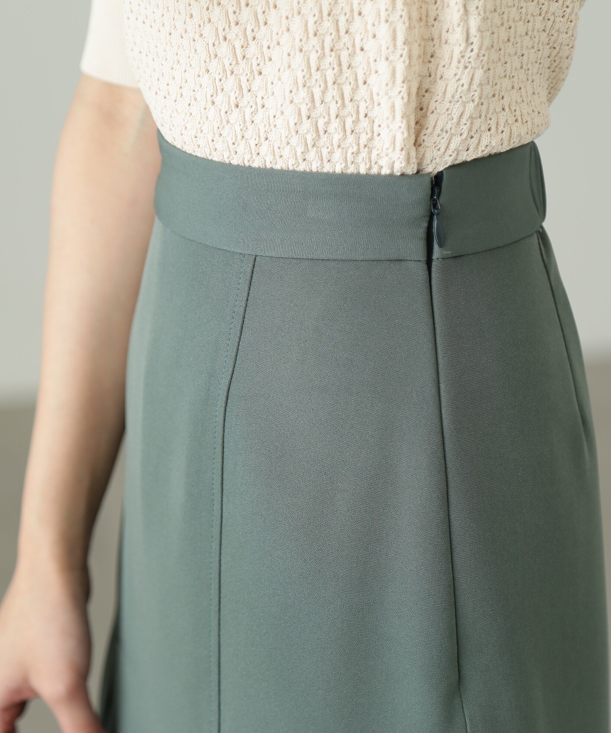  「深スリットレイヤードスカート」|スカート|