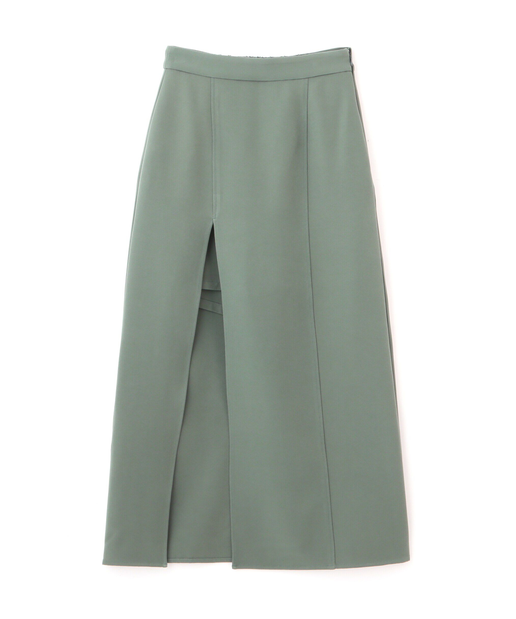  「深スリットレイヤードスカート」|スカート|