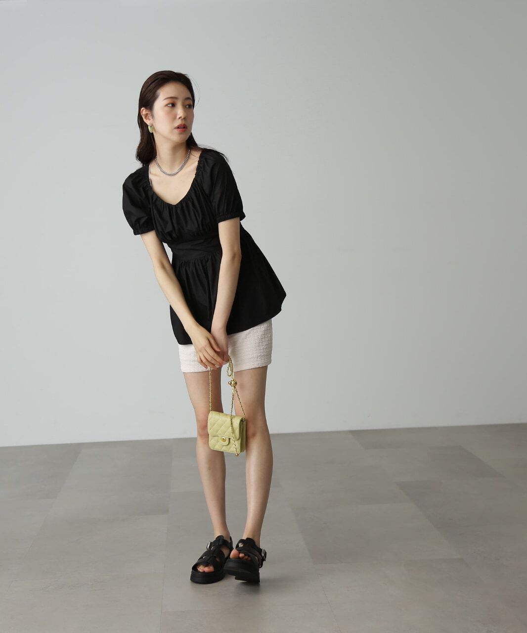  「バストギャザーチュニックブラウス」|シャツ・ブラウス|