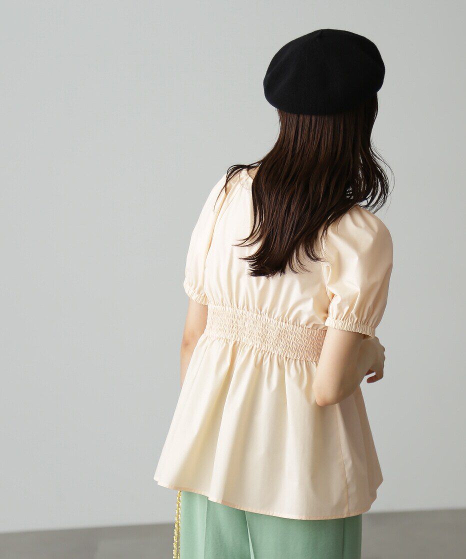  「バストギャザーチュニックブラウス」|シャツ・ブラウス|