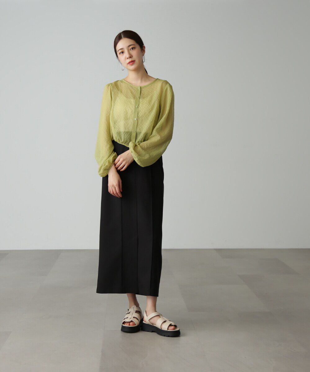  「[低身長サイズ/Sシリーズ]ピンタックナロースカート」|スカート|