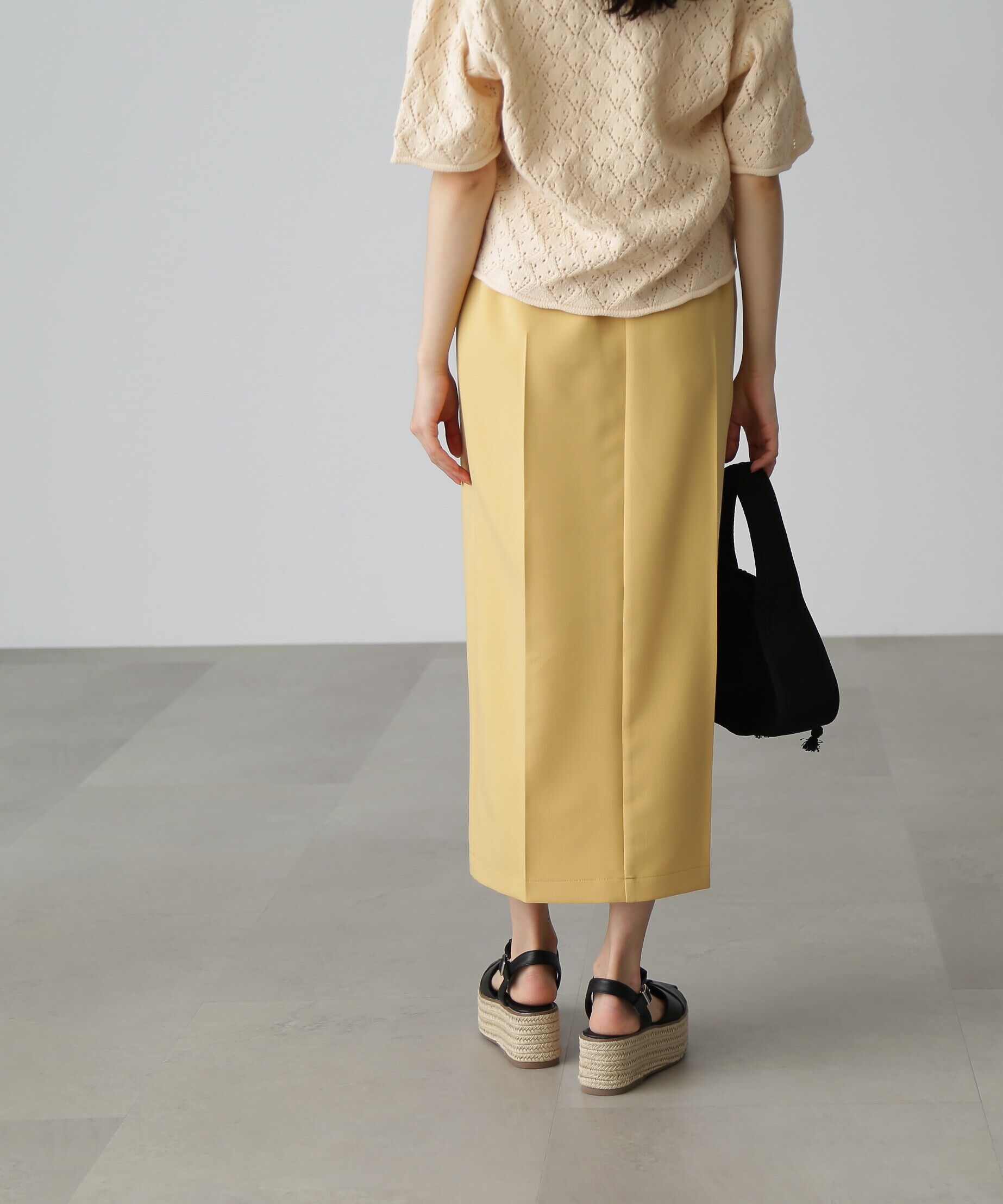  「[低身長サイズ/Sシリーズ]ピンタックナロースカート」|スカート|