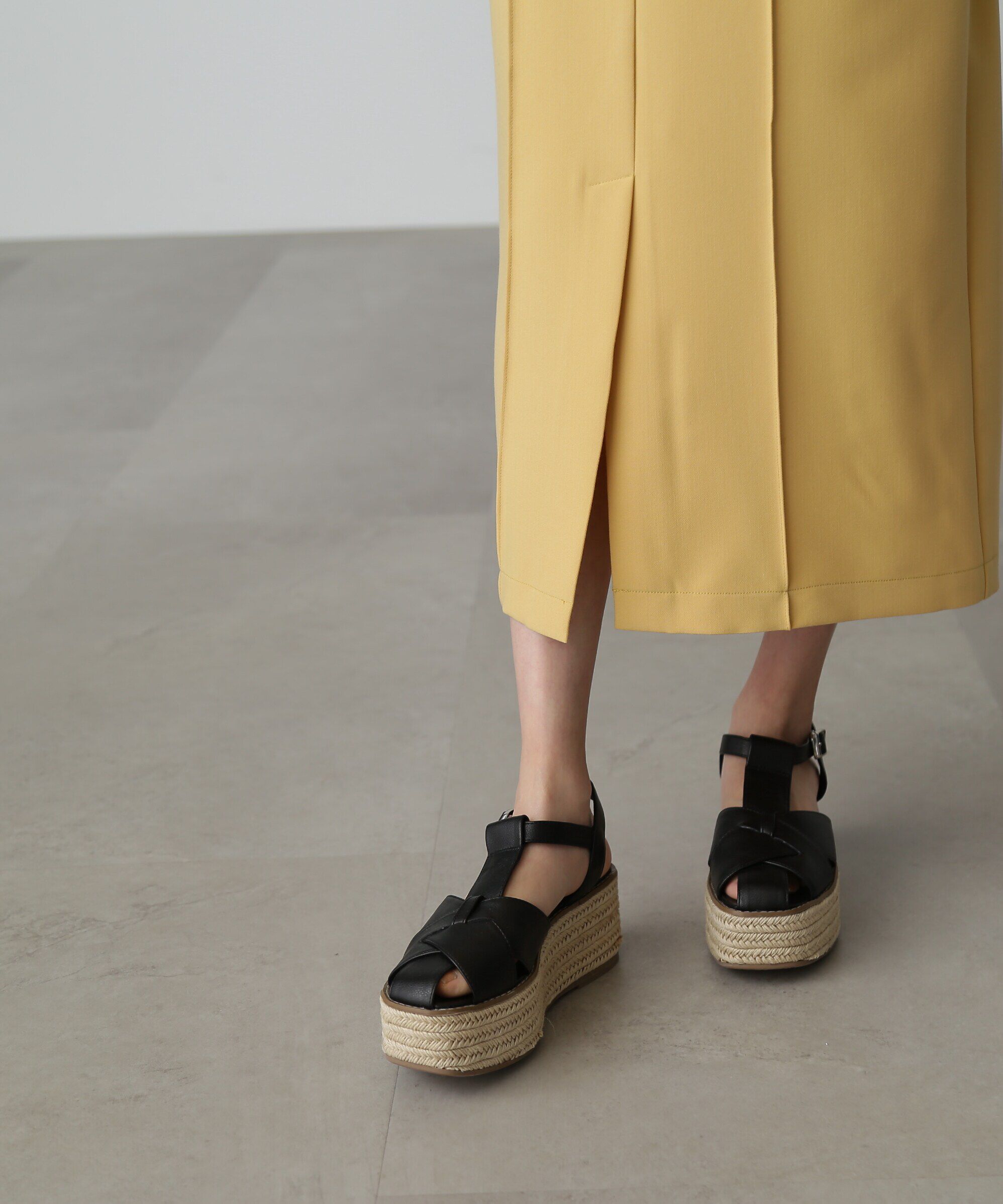  「[低身長サイズ/Sシリーズ]ピンタックナロースカート」|スカート|