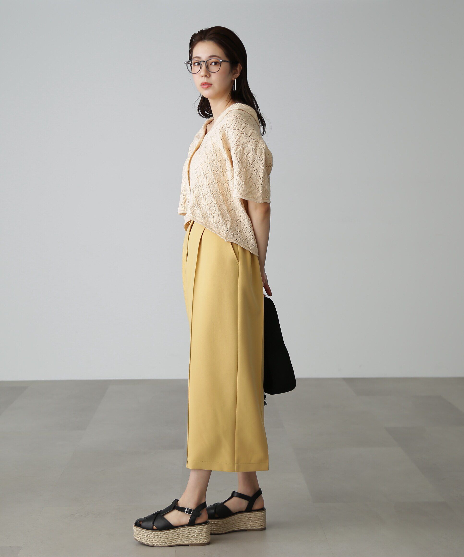  「[低身長サイズ/Sシリーズ]ピンタックナロースカート」|スカート|