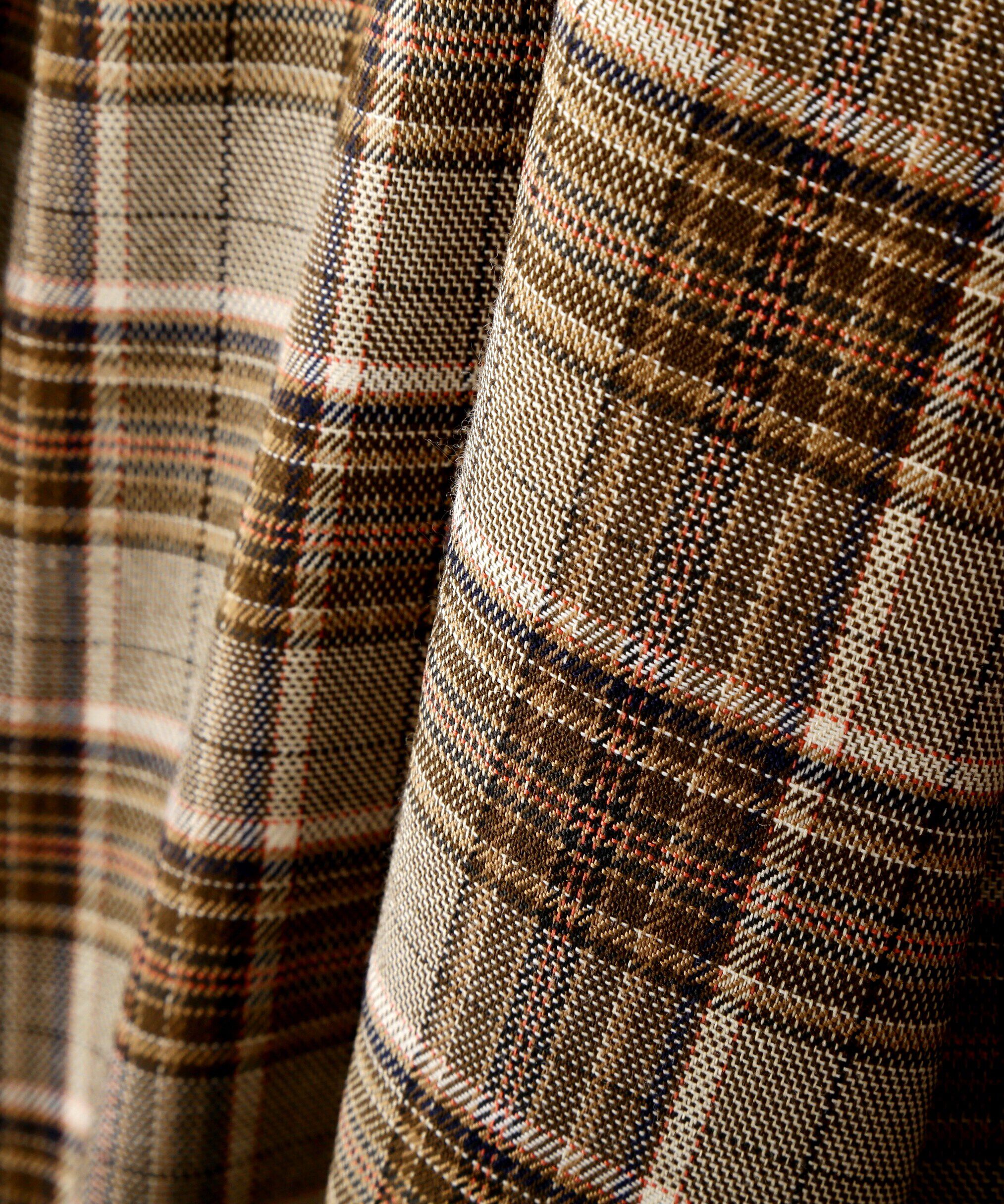  「コルセットチェックフレアスカート」|スカート|