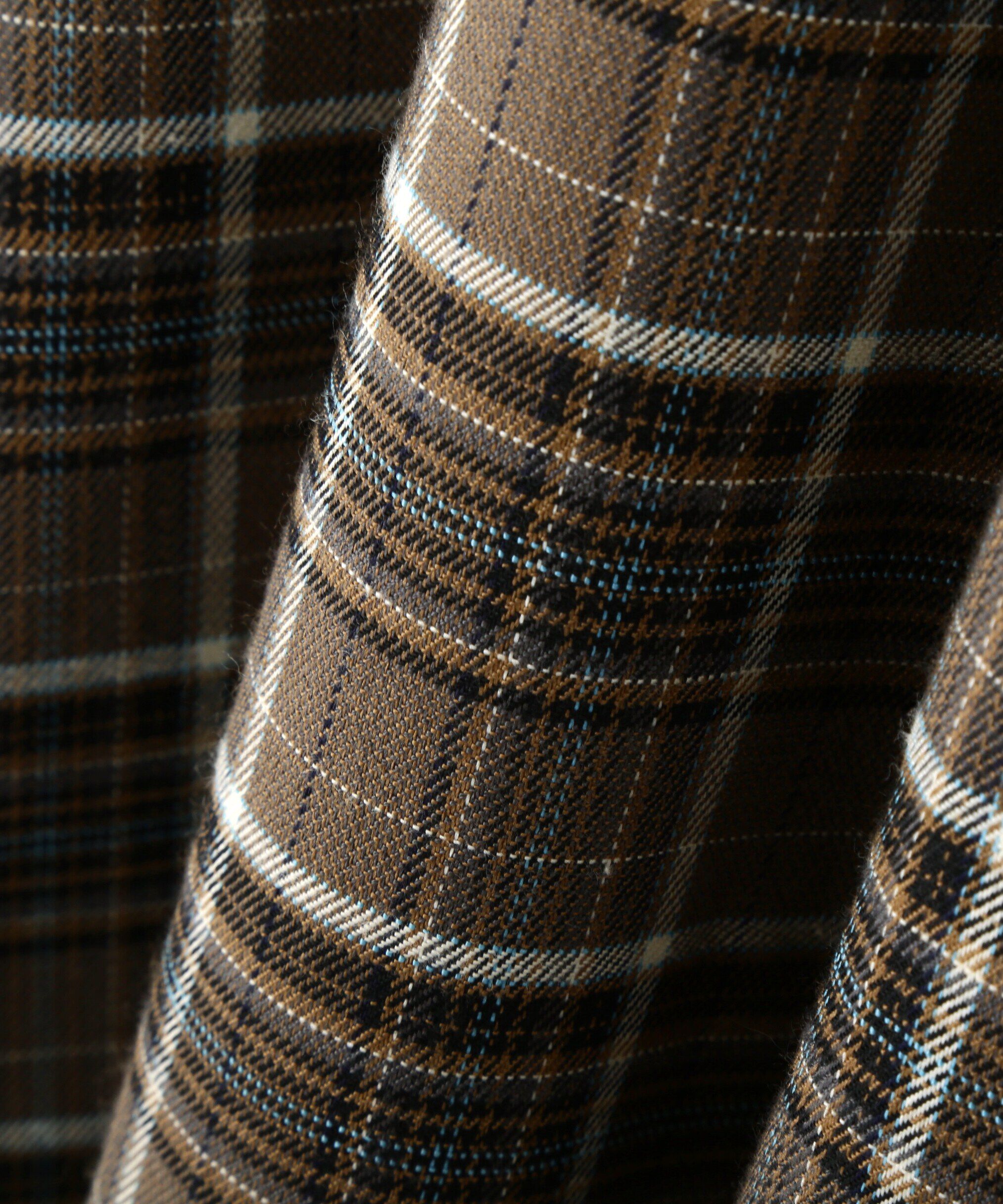  「コルセットチェックフレアスカート」|スカート|