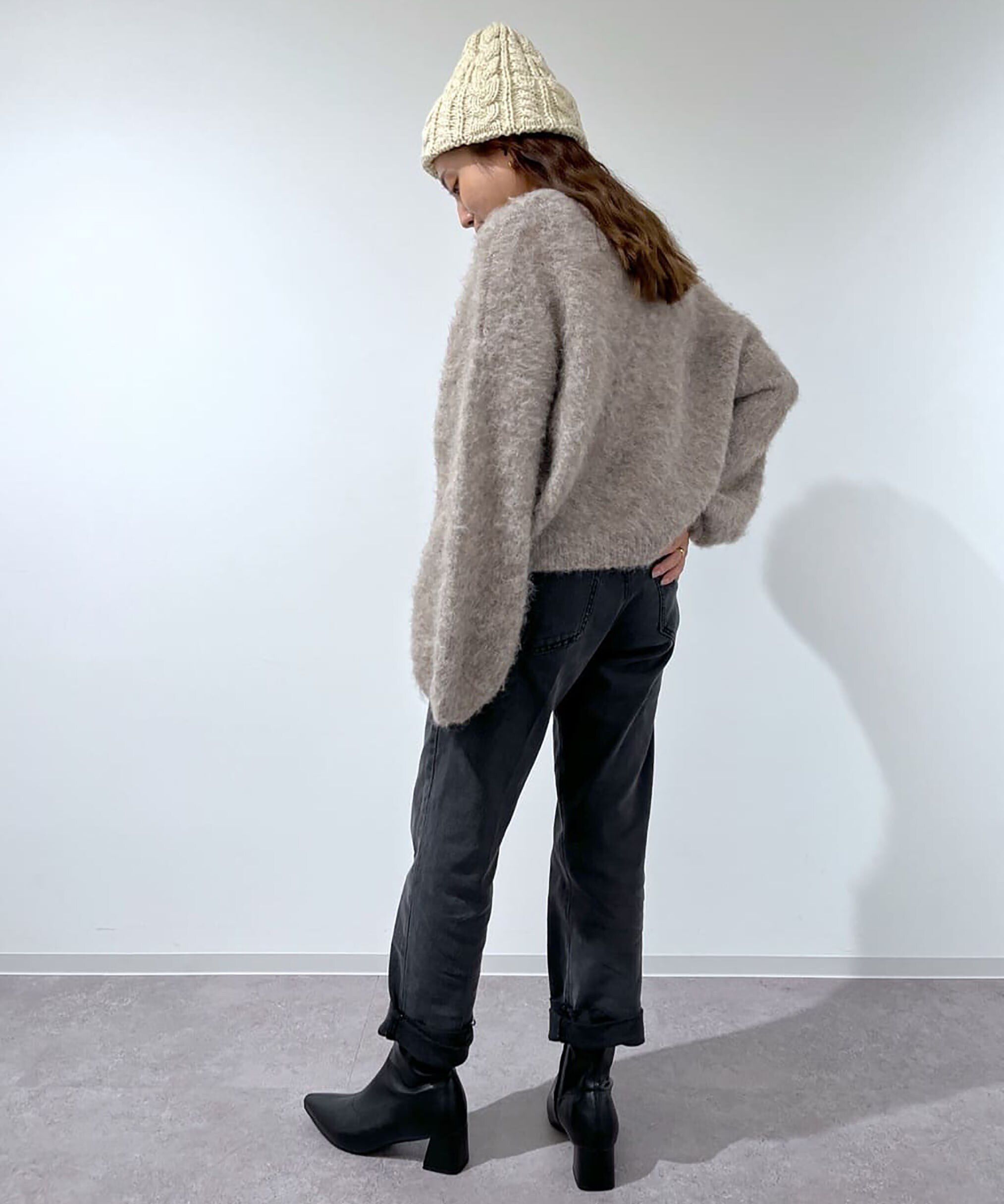  「[低身長サイズ/Sシリーズ]ストレートカットオフデニムパンツ」|その他|