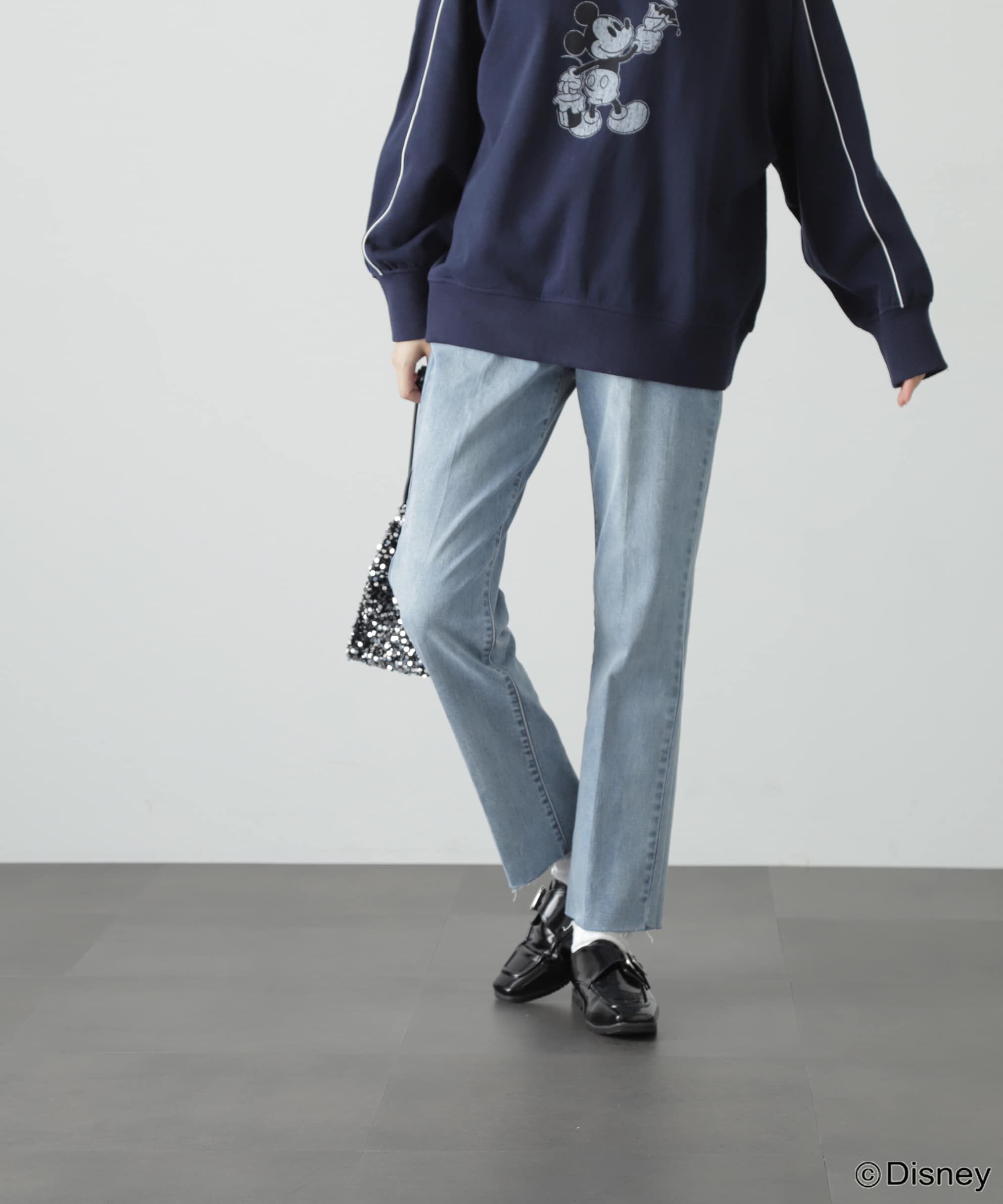  「[低身長サイズ/Sシリーズ]ストレートカットオフデニムパンツ」|その他|