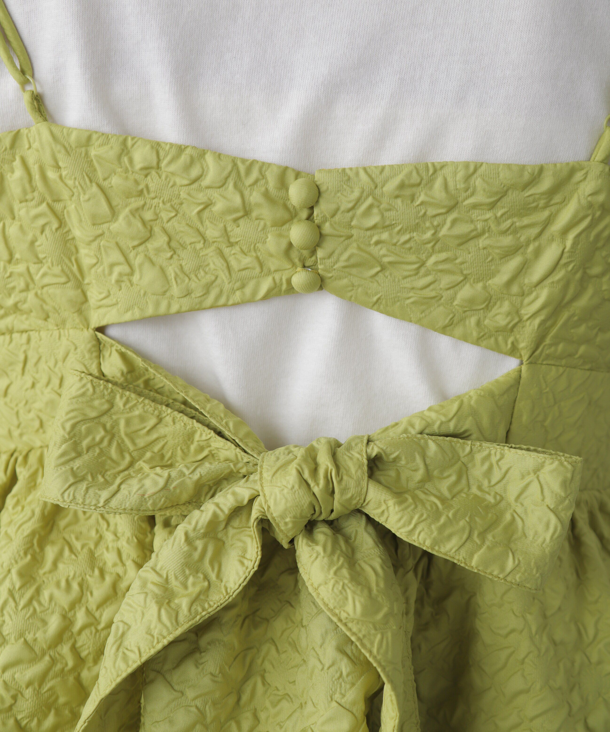  「エンボスシャーリングキャミソール」|シャツ・ブラウス|