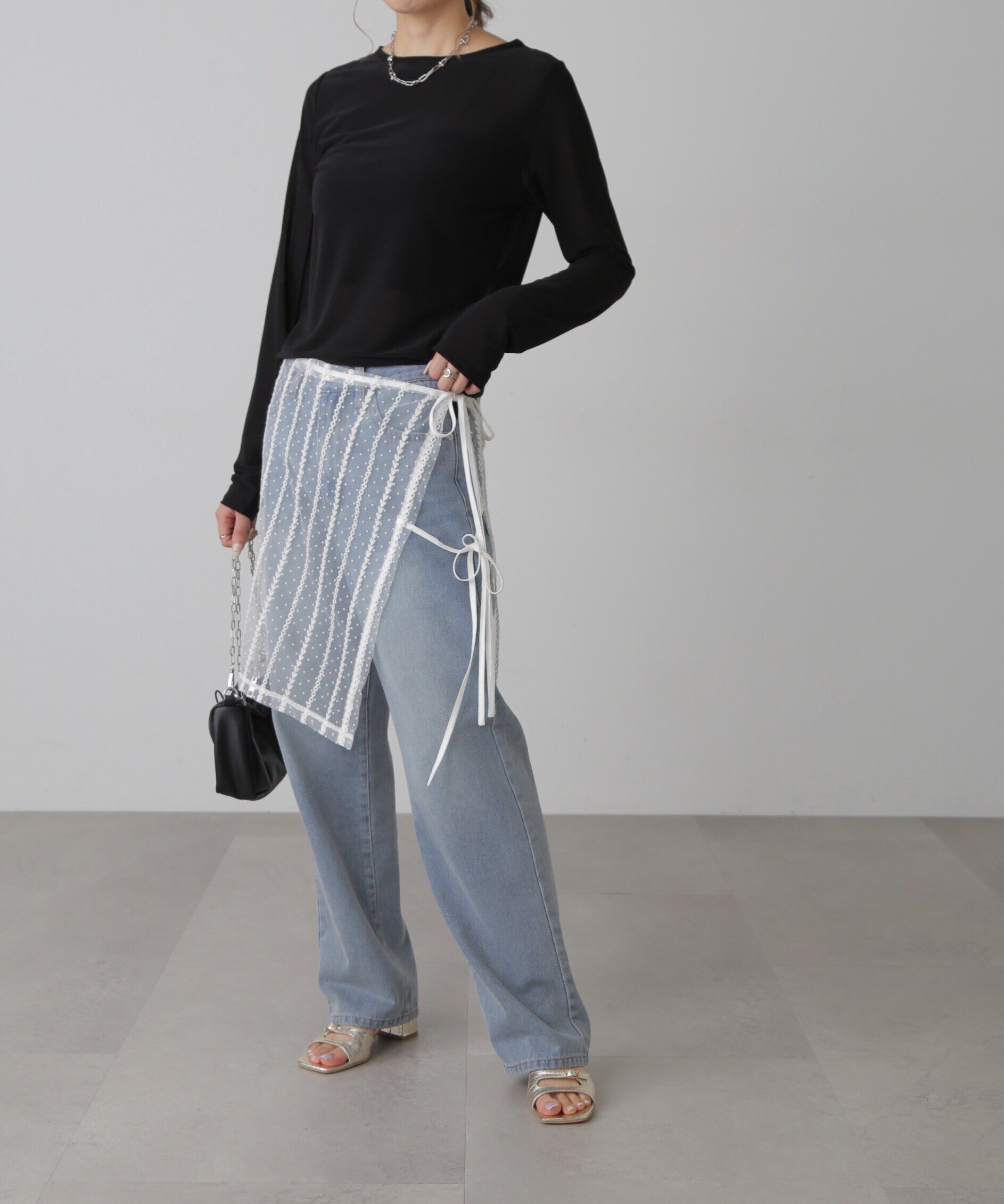  「レースラップスカート」|スカート|