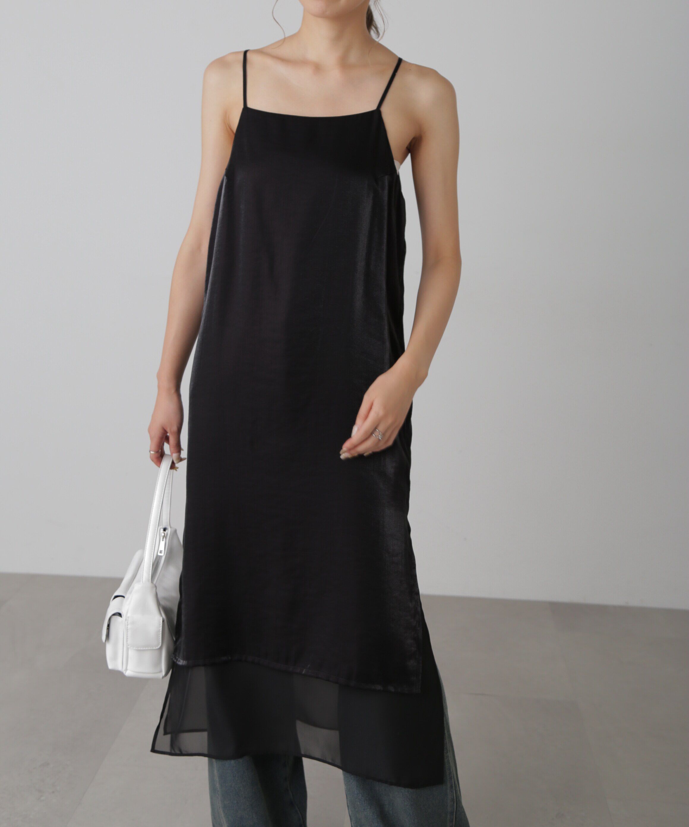  「レイヤードナローキャミワンピース」|ワンピース|