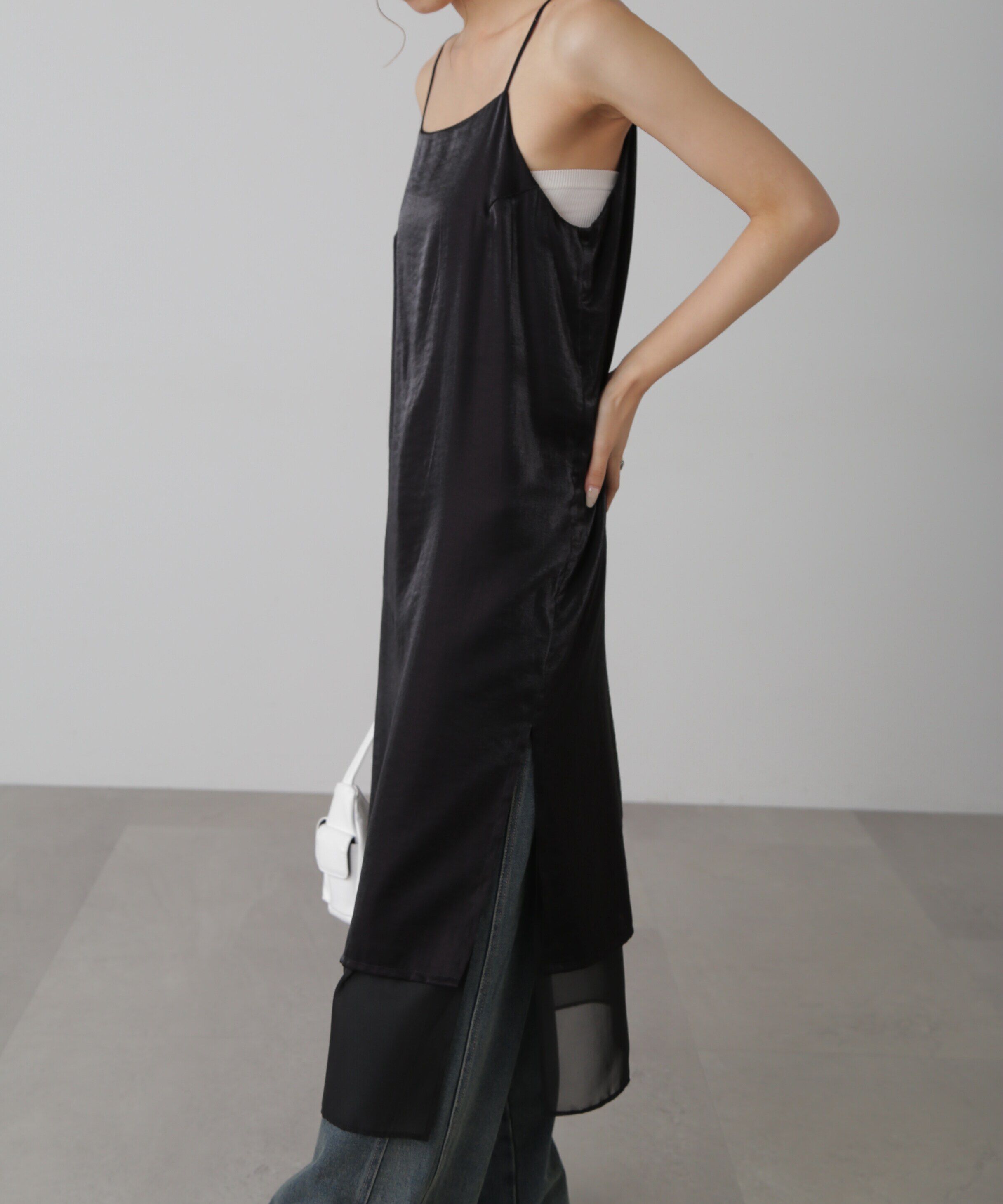  「レイヤードナローキャミワンピース」|ワンピース|