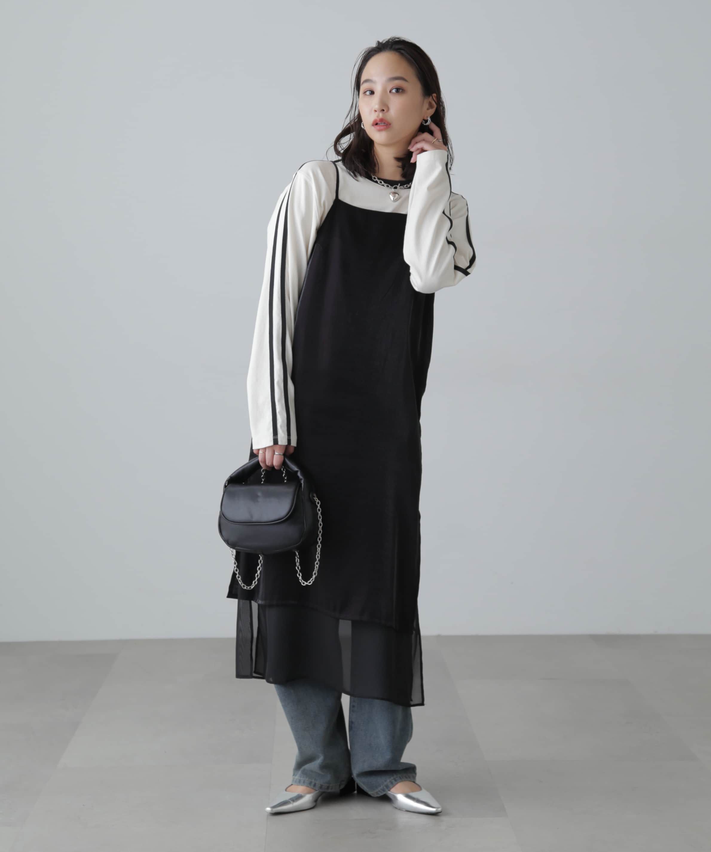  「レイヤードナローキャミワンピース」|ワンピース|