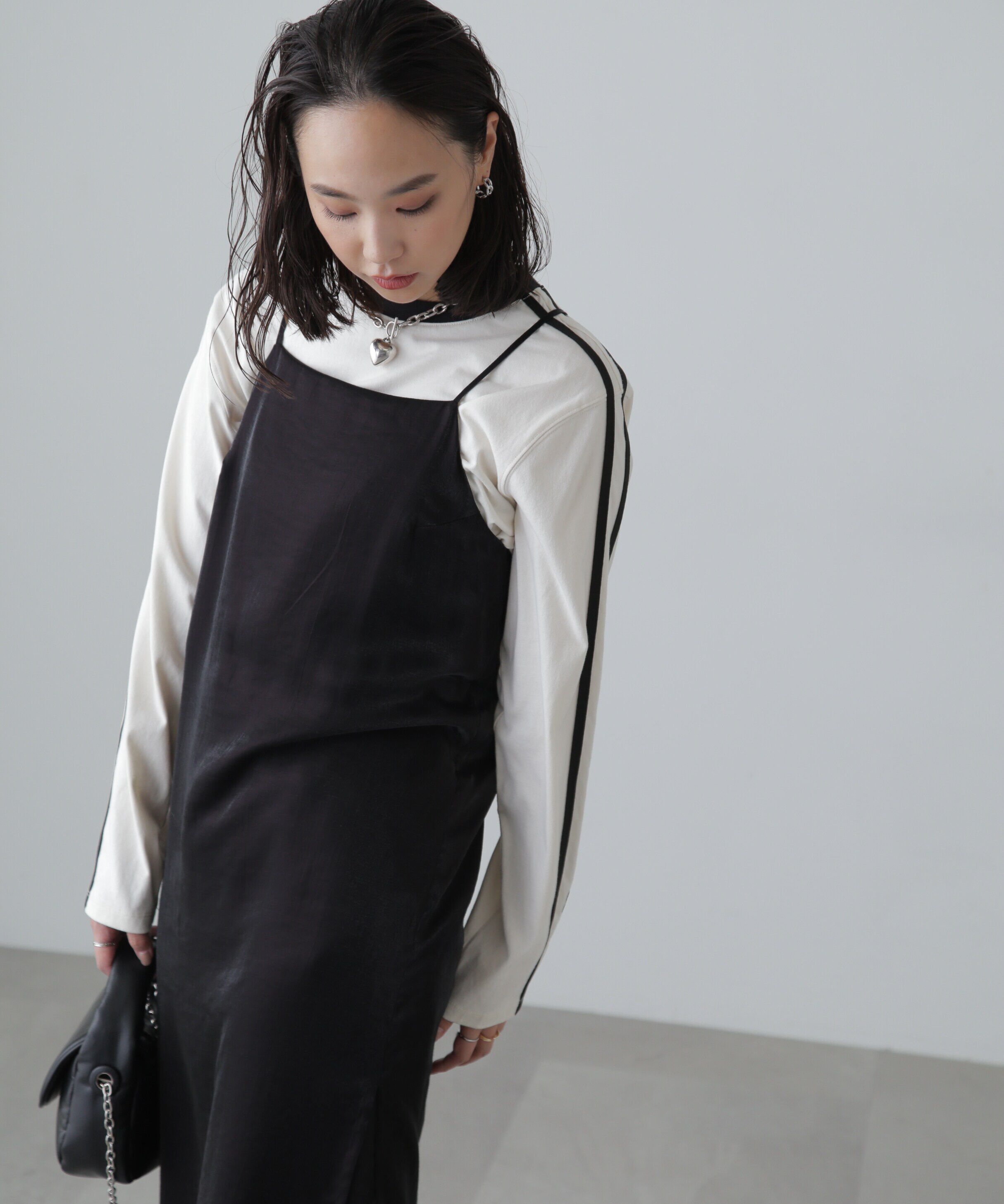  「レイヤードナローキャミワンピース」|ワンピース|