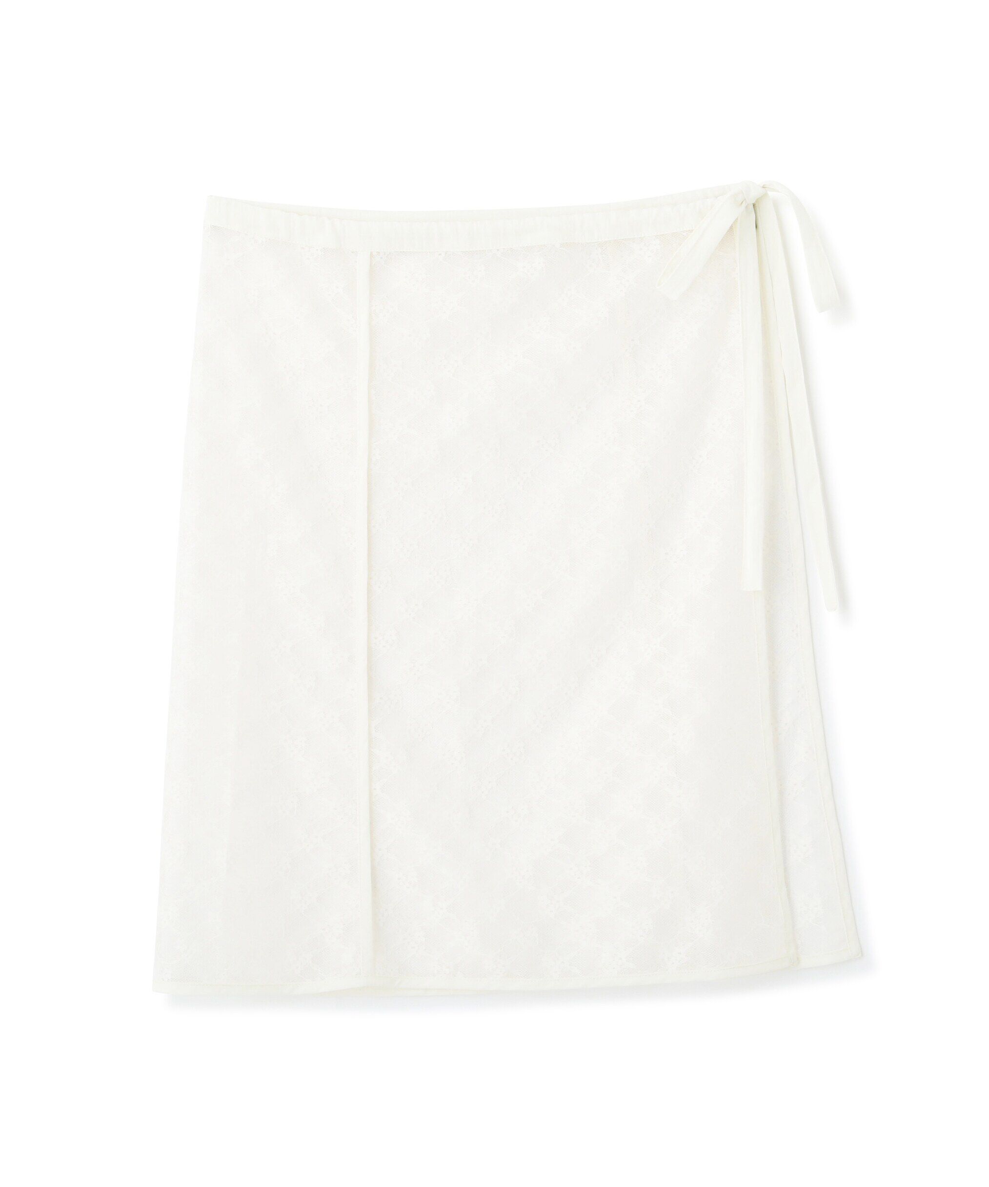  「レースラップレイヤードスカート」|スカート|