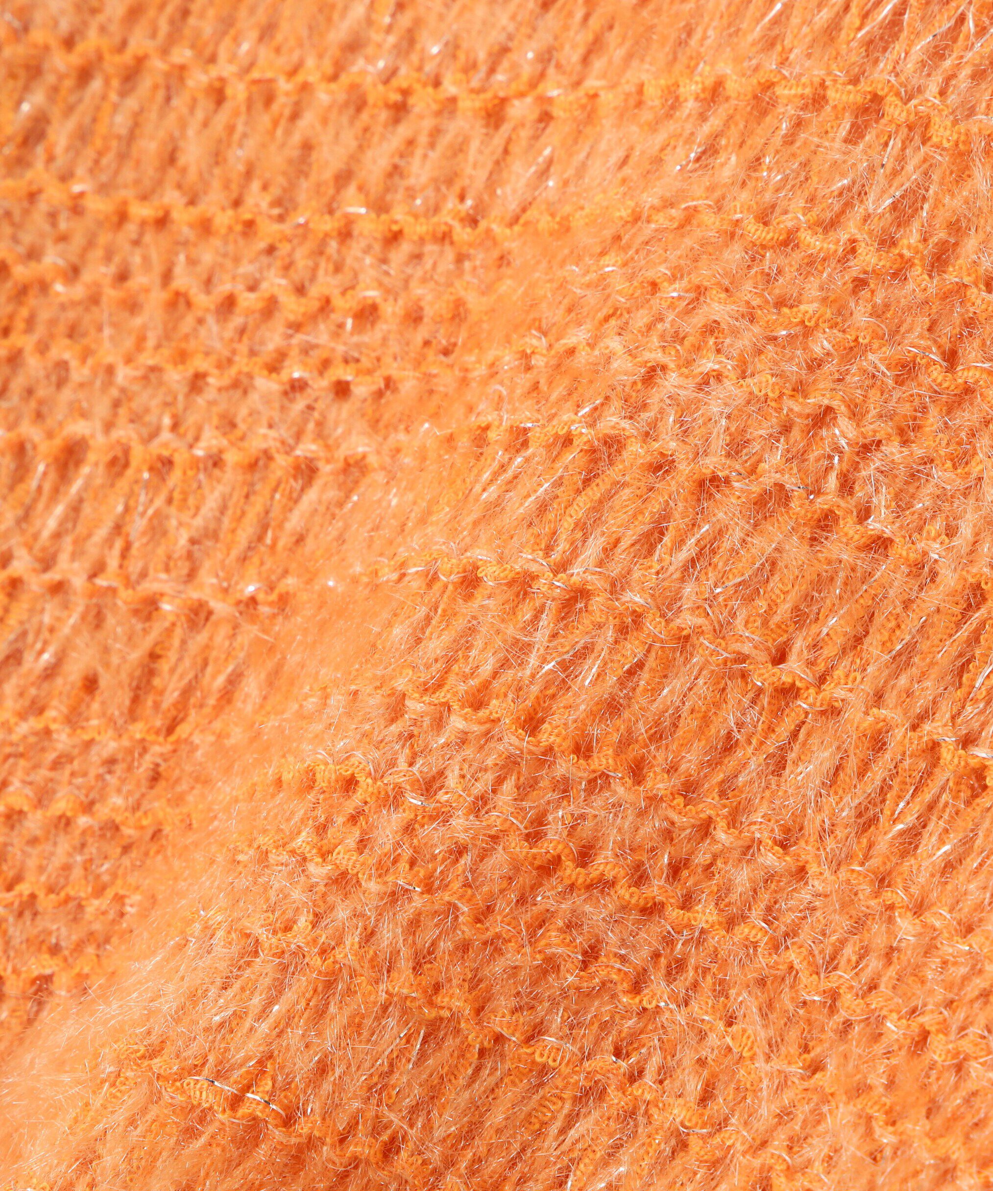  「ラメフェザーモヘヤライクニット」|ニット・セーター|