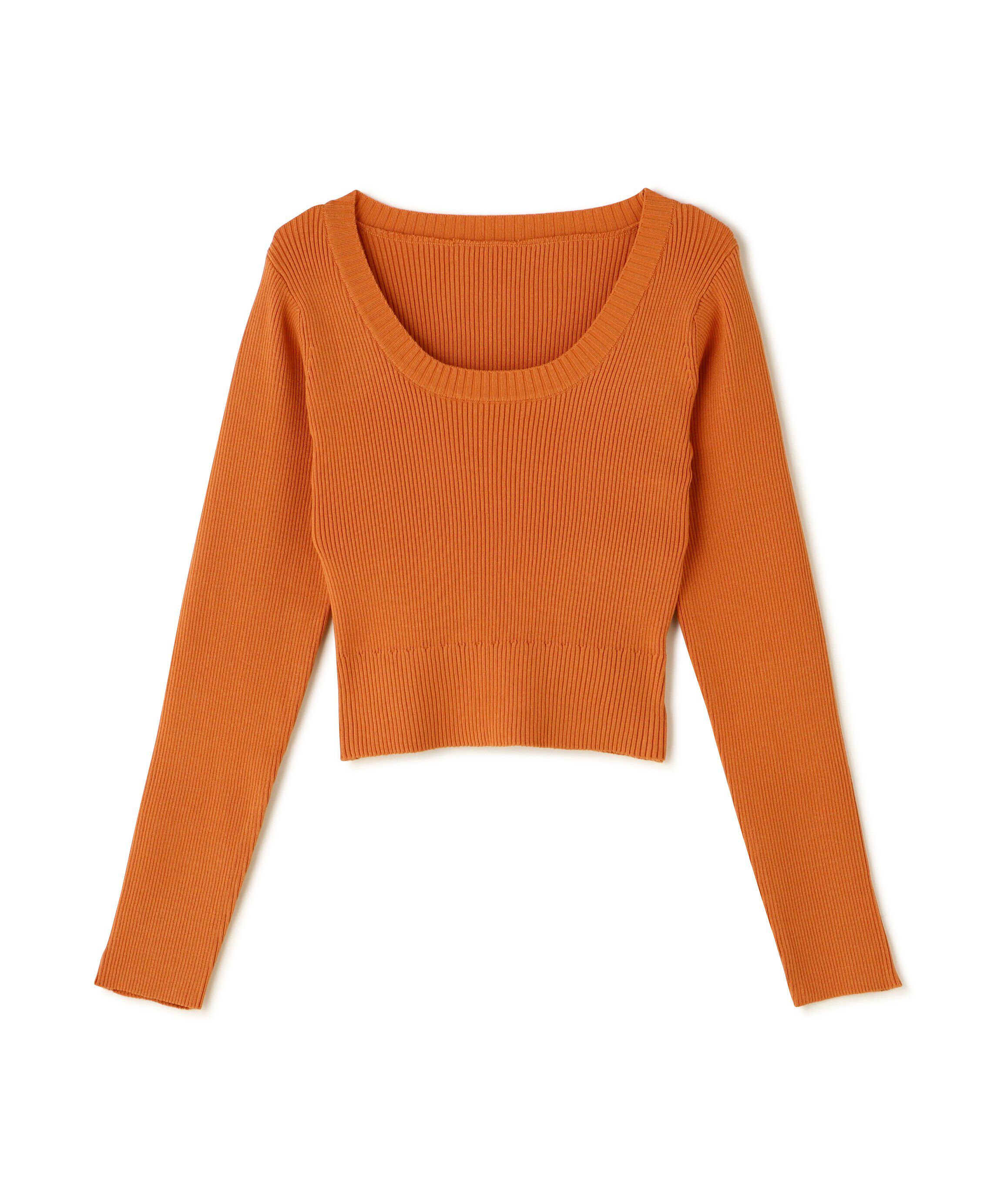  「〈洗える〉マシンウォッシャブルUネックニット」|ニット・セーター|