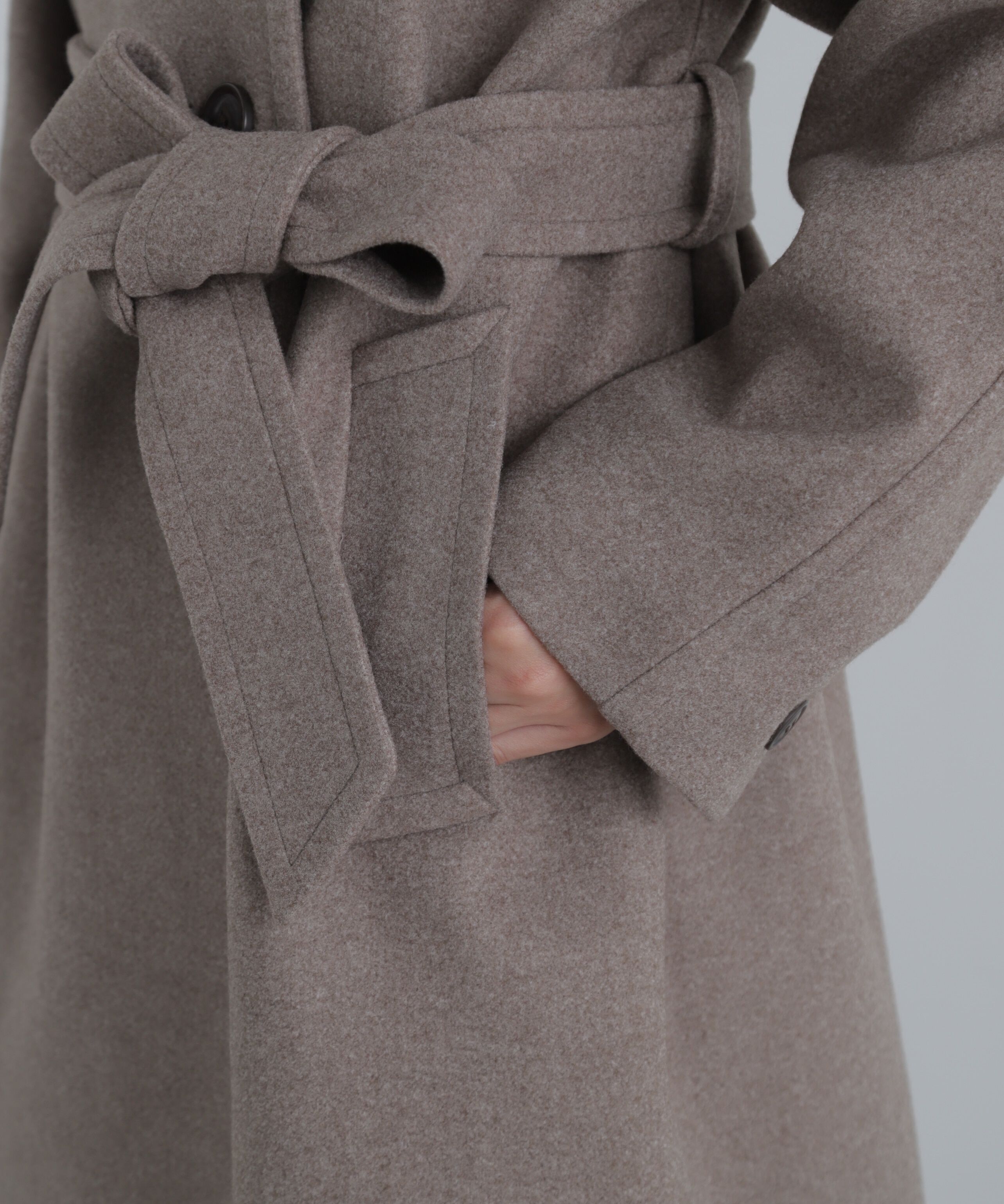  「スタンドカラーロングコート」|その他|