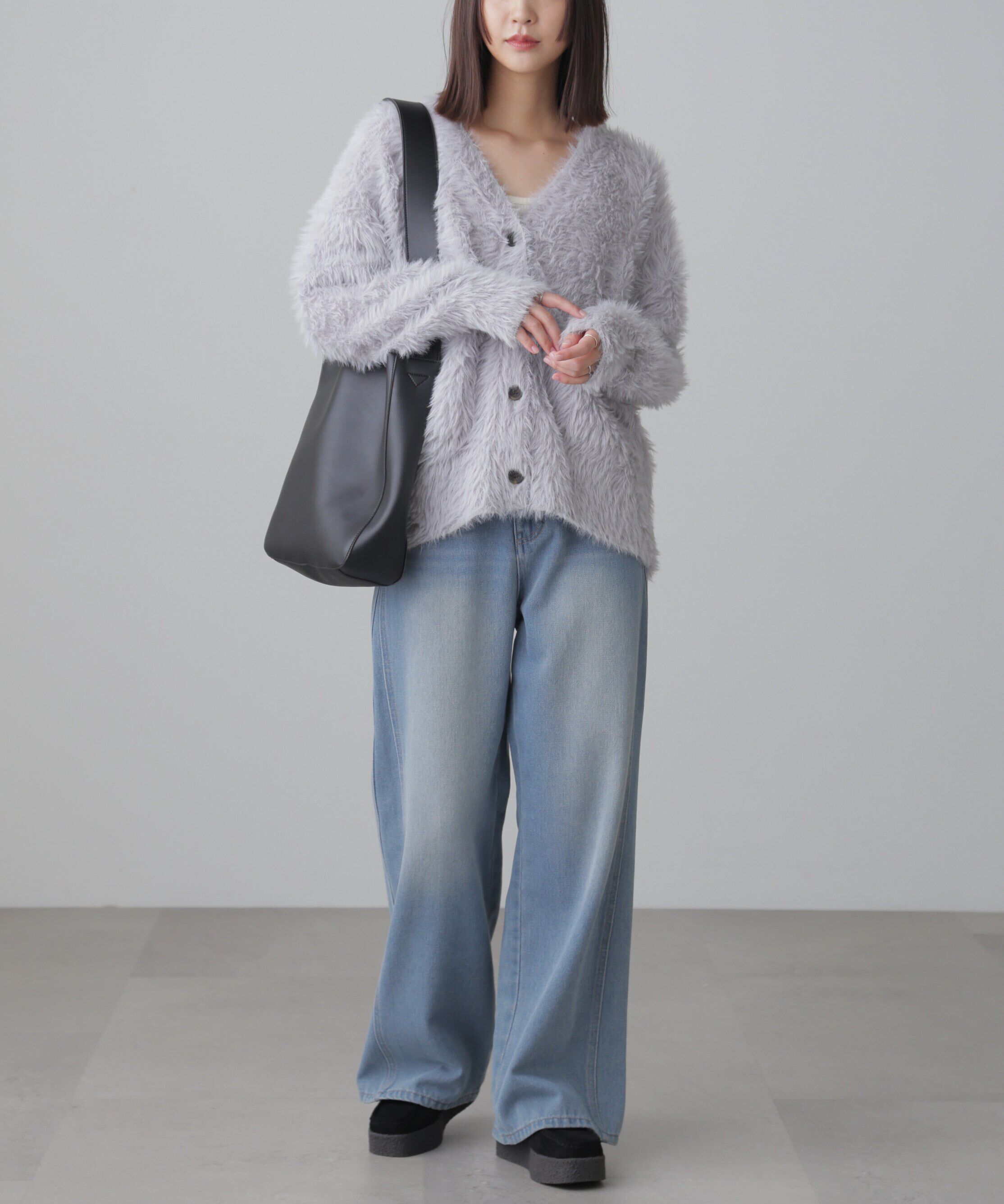  「シャギーカーディガン」|ニット・セーター|