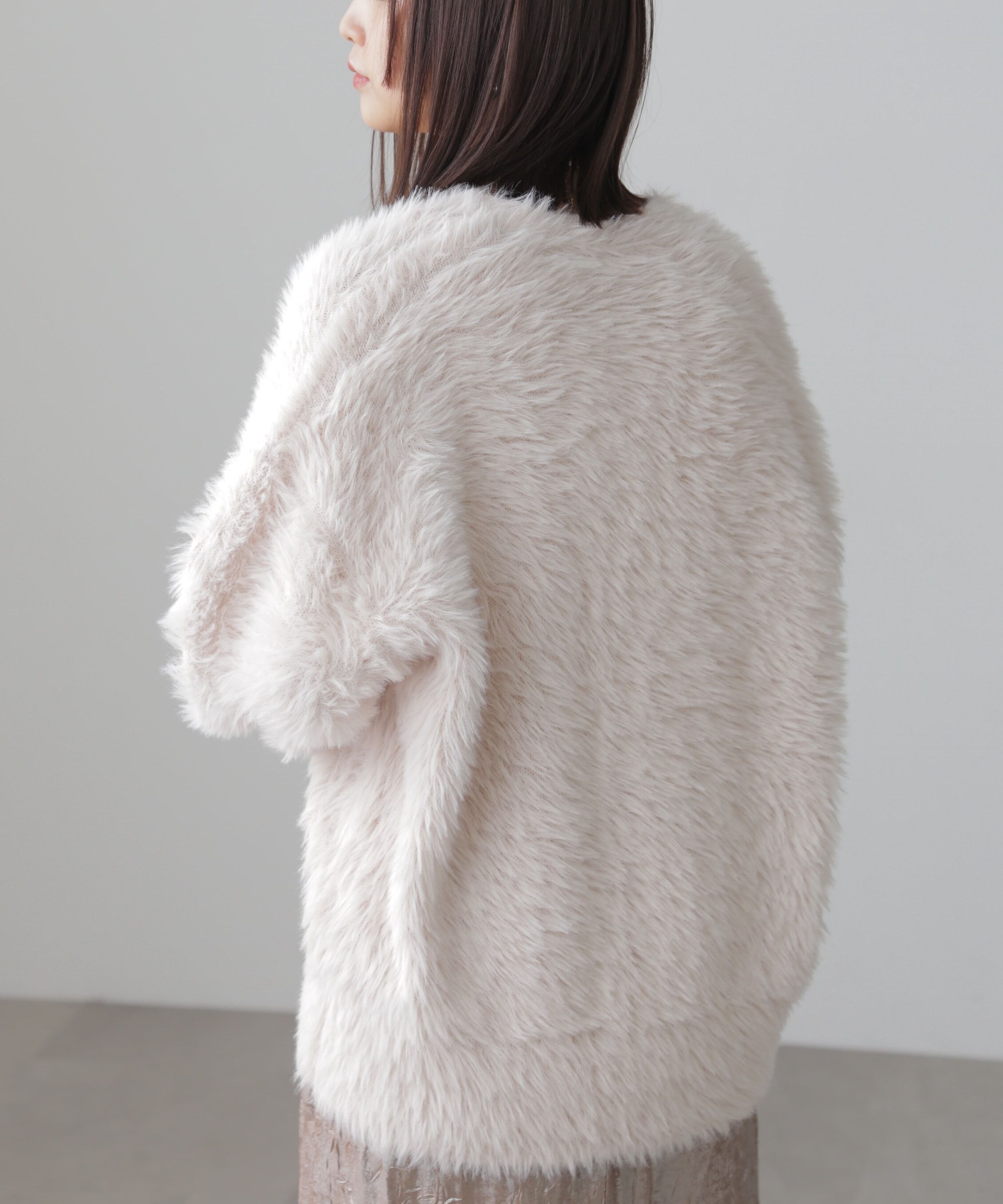  「シャギーカーディガン」|ニット・セーター|