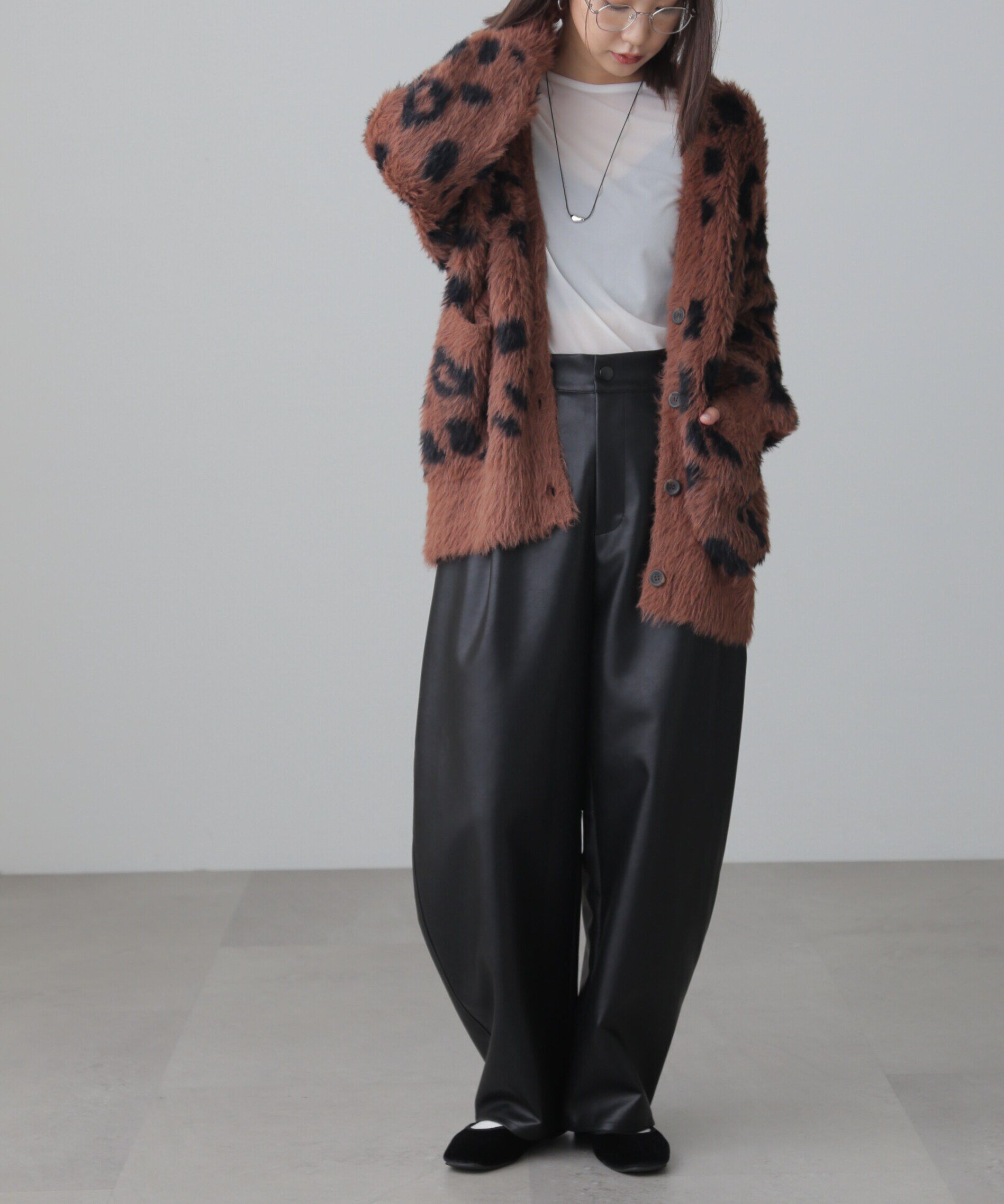  「シャギーカーディガン」|ニット・セーター|