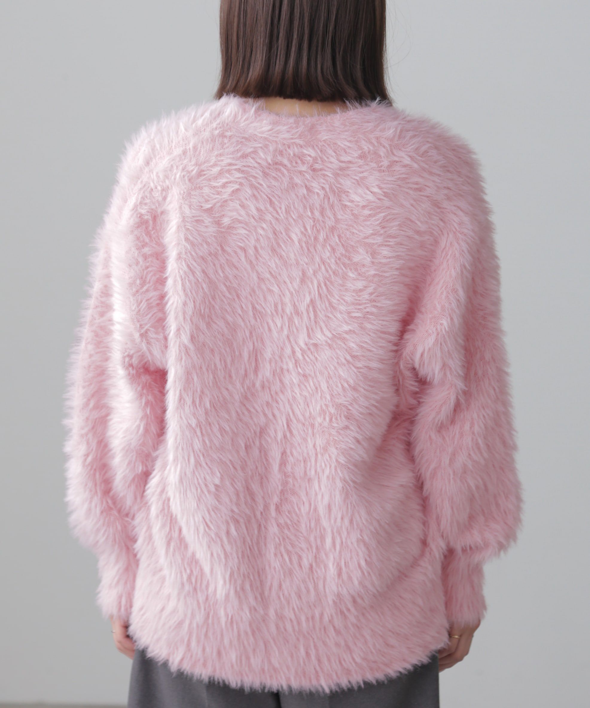  「シャギーカーディガン」|ニット・セーター|