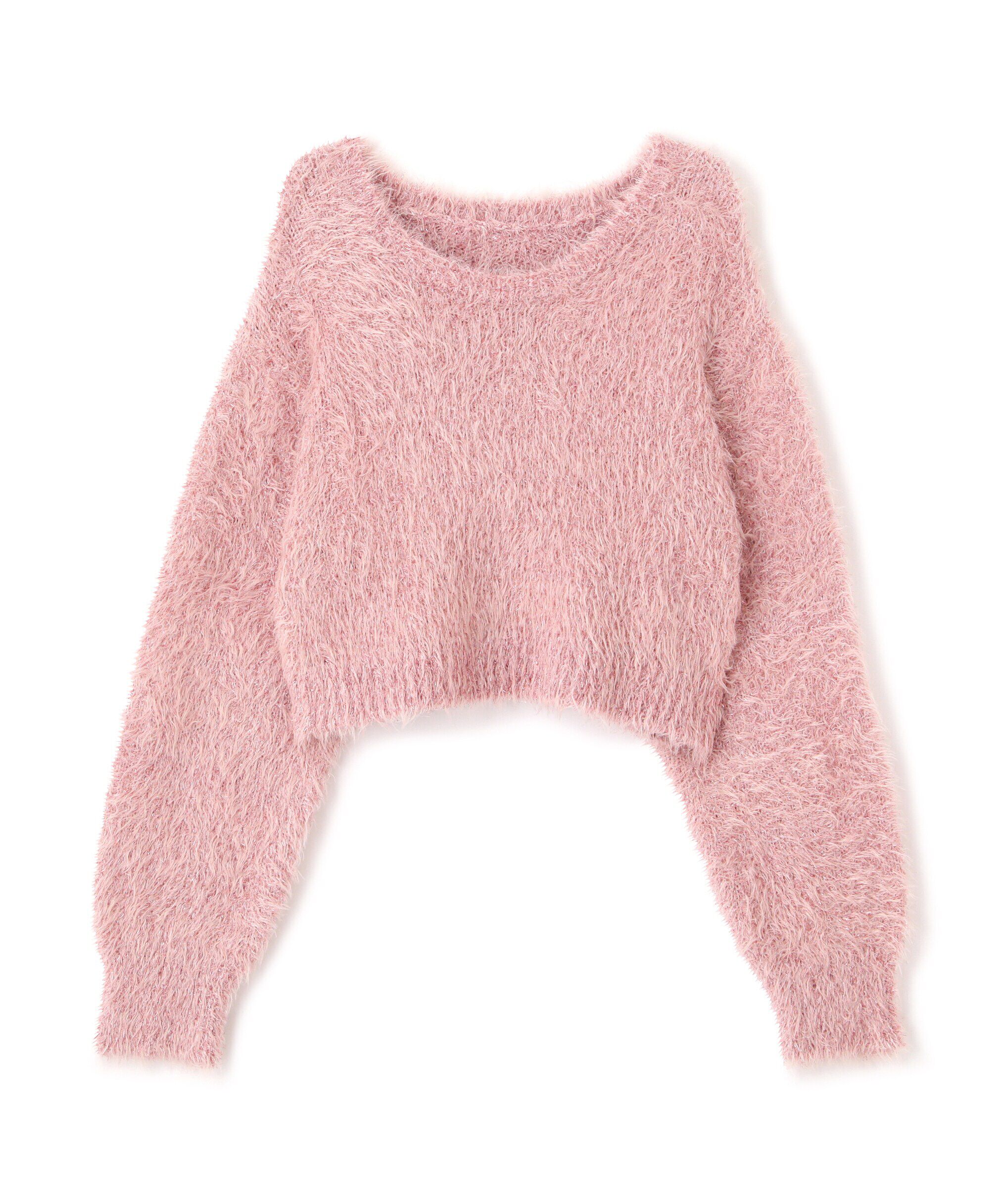  「ラメフェザープルオーバー」|ニット・セーター|