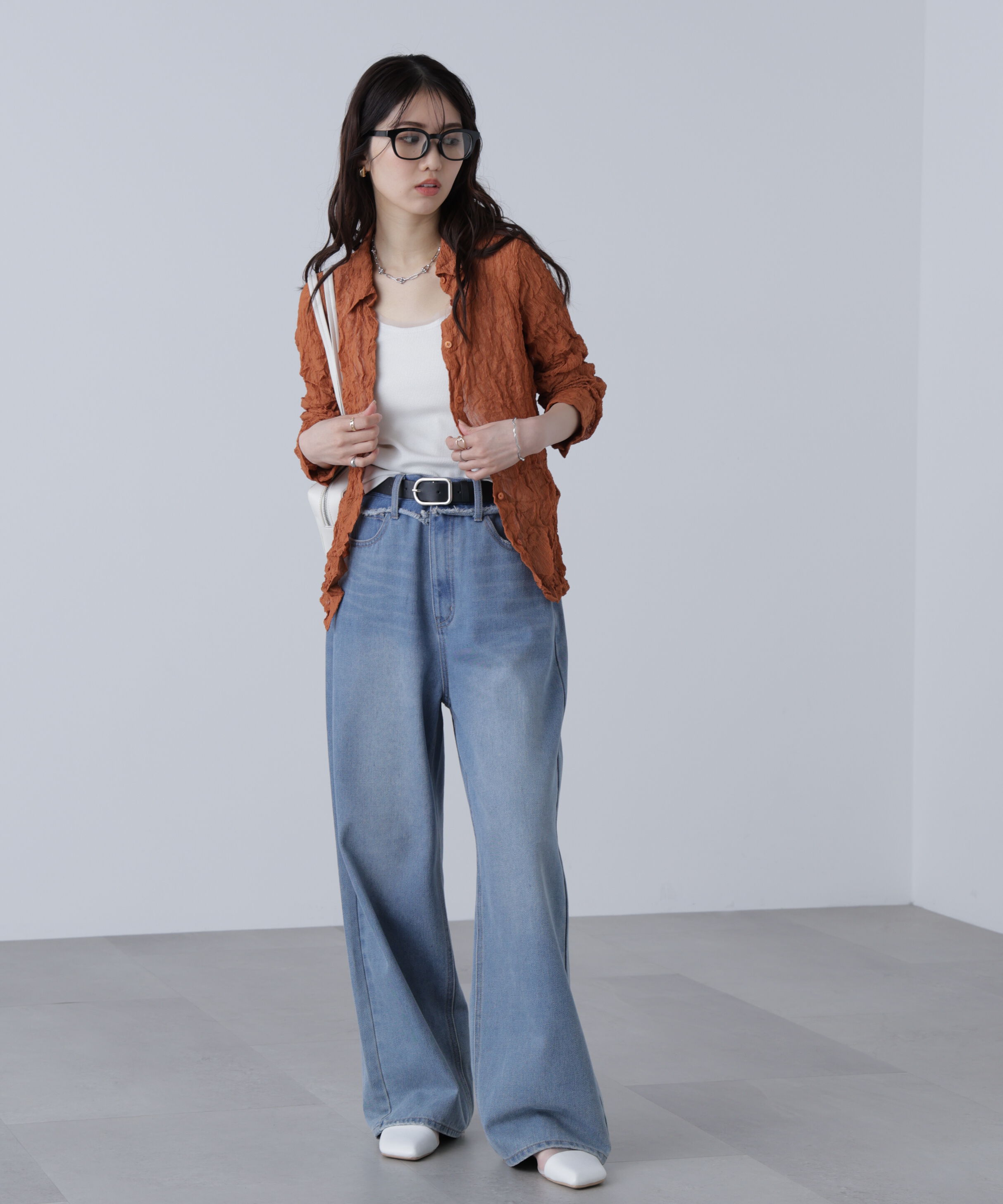  「シアースリムシャツ」|シャツ・ブラウス|