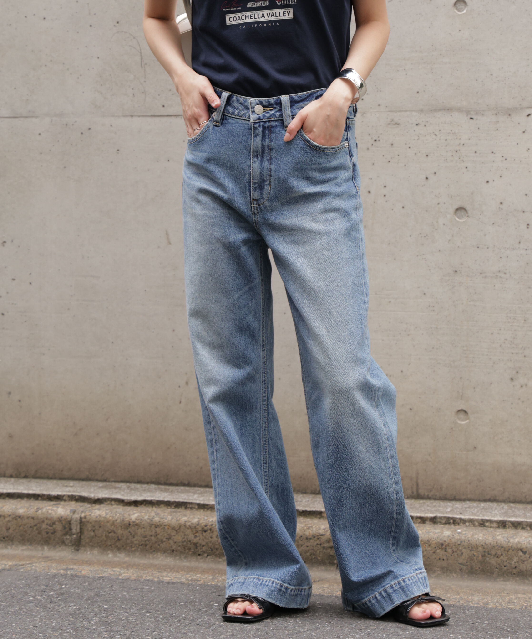  「〈フリーズマート別注〉PICCADILLY ベーシックワイドデニムパンツ」|その他|