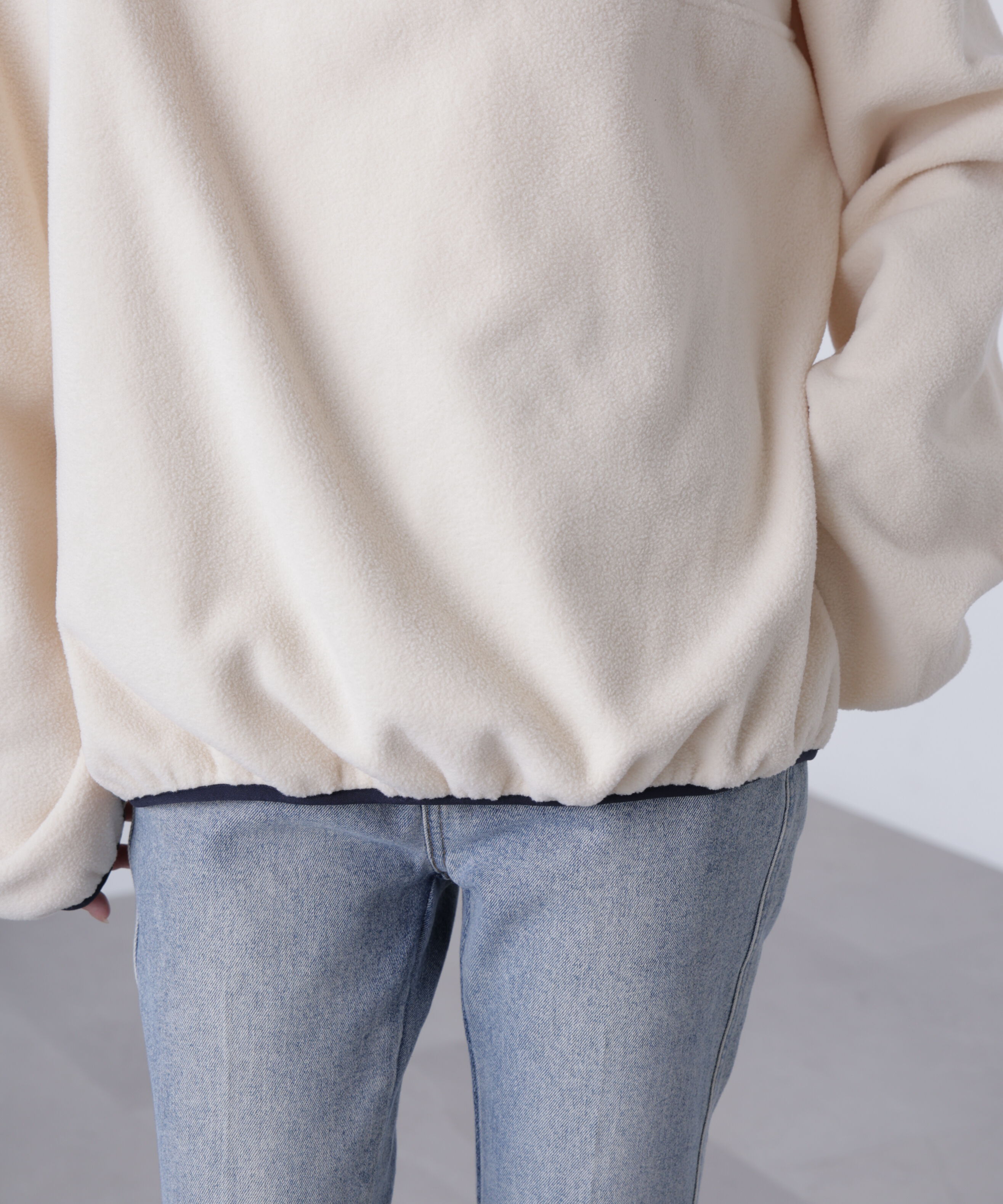  「フリースハーフジッププルオーバー」|Tシャツ・カットソー|