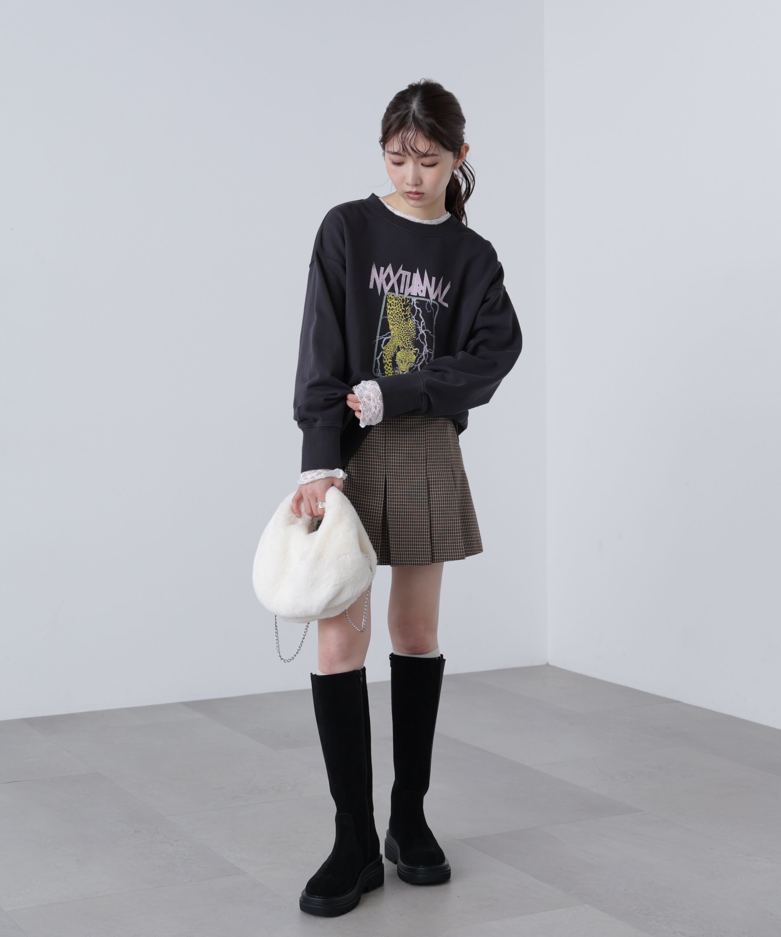  「ロックプリントスウェット」|Tシャツ・カットソー|