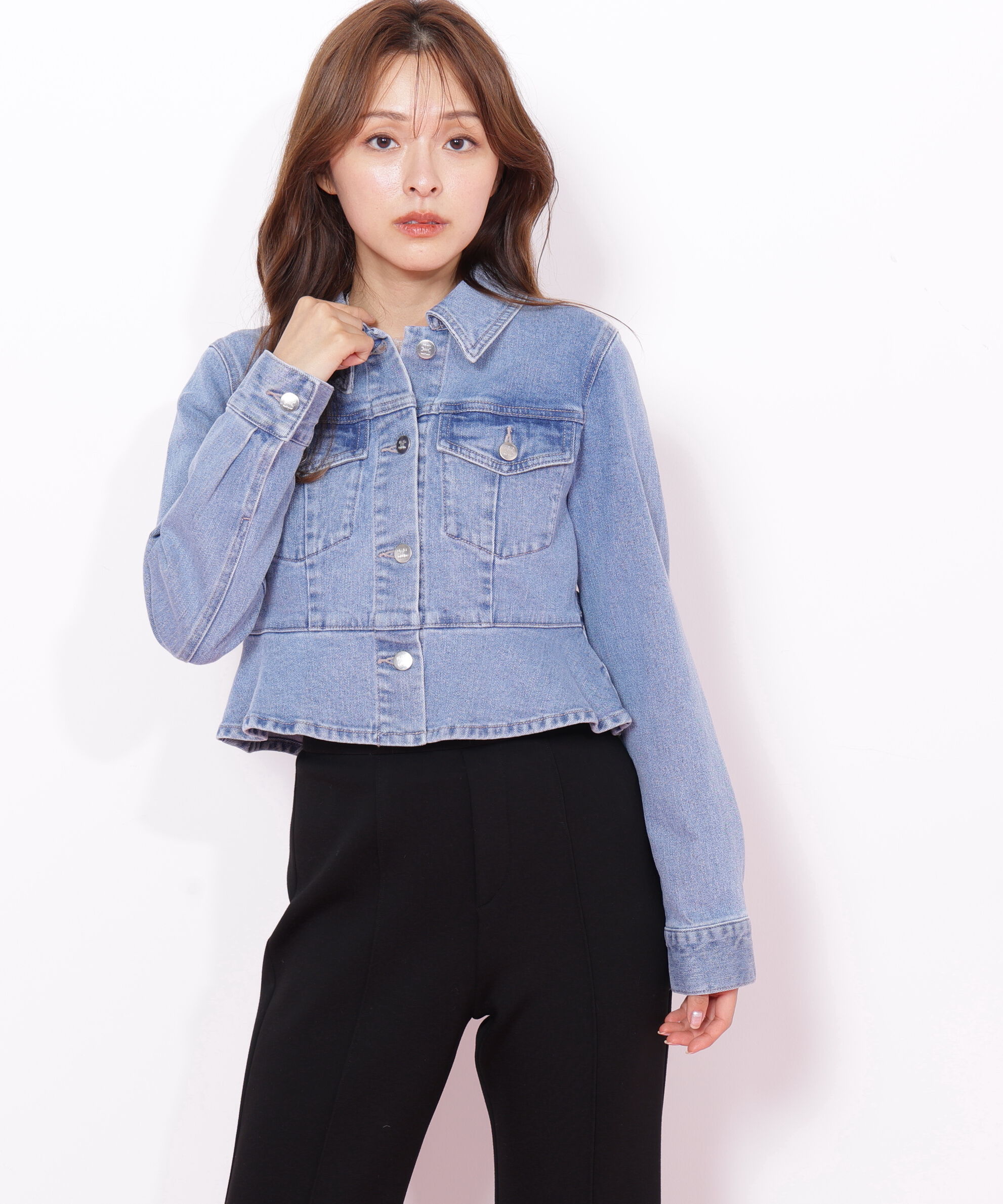  「ペプラムデニムジャケット」|その他|