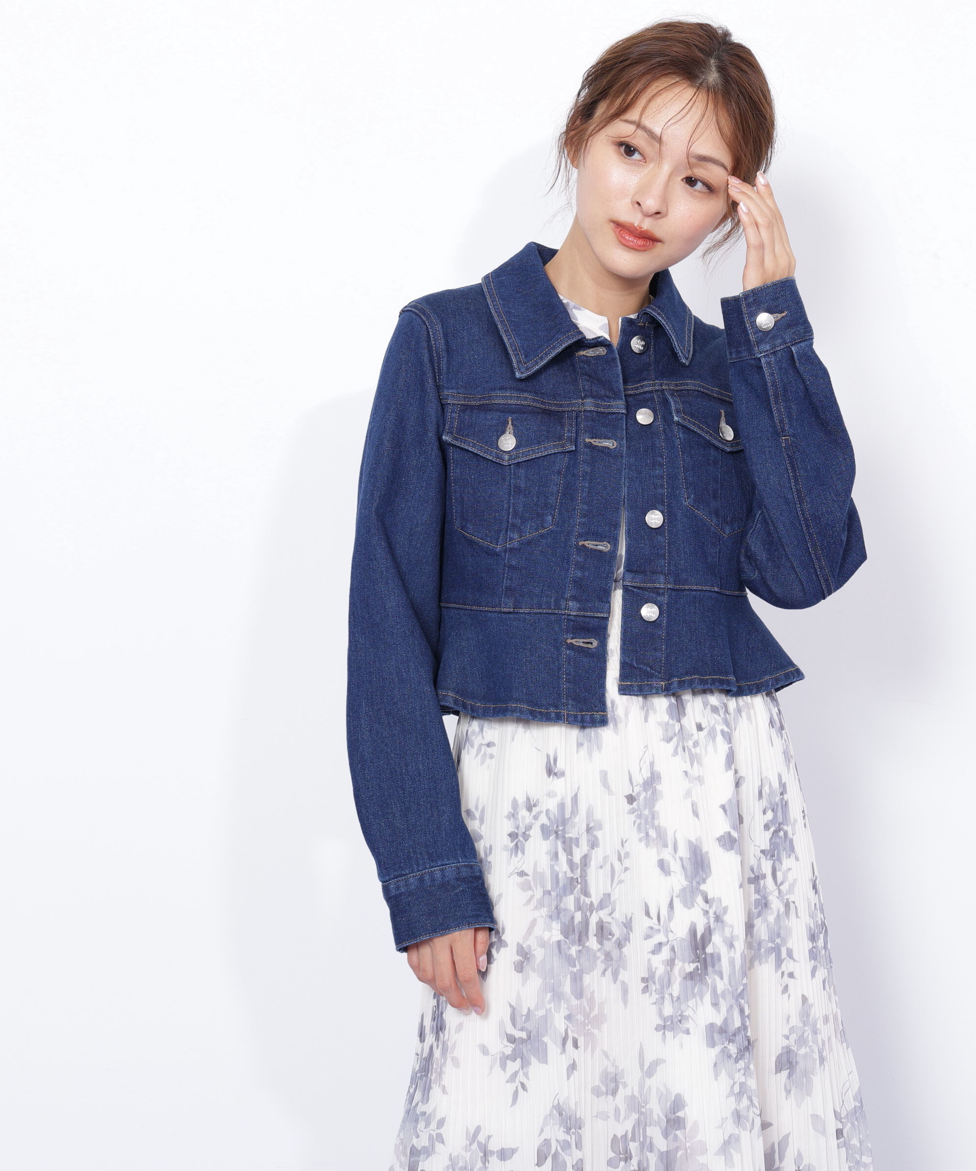  「ペプラムデニムジャケット」|その他|