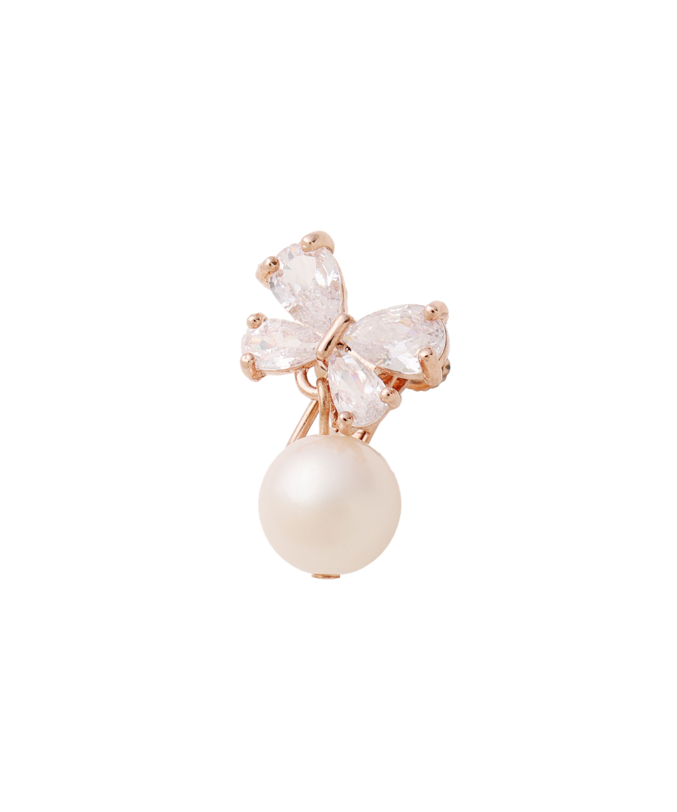  「Cubic ドロップパールイヤリング」|その他|