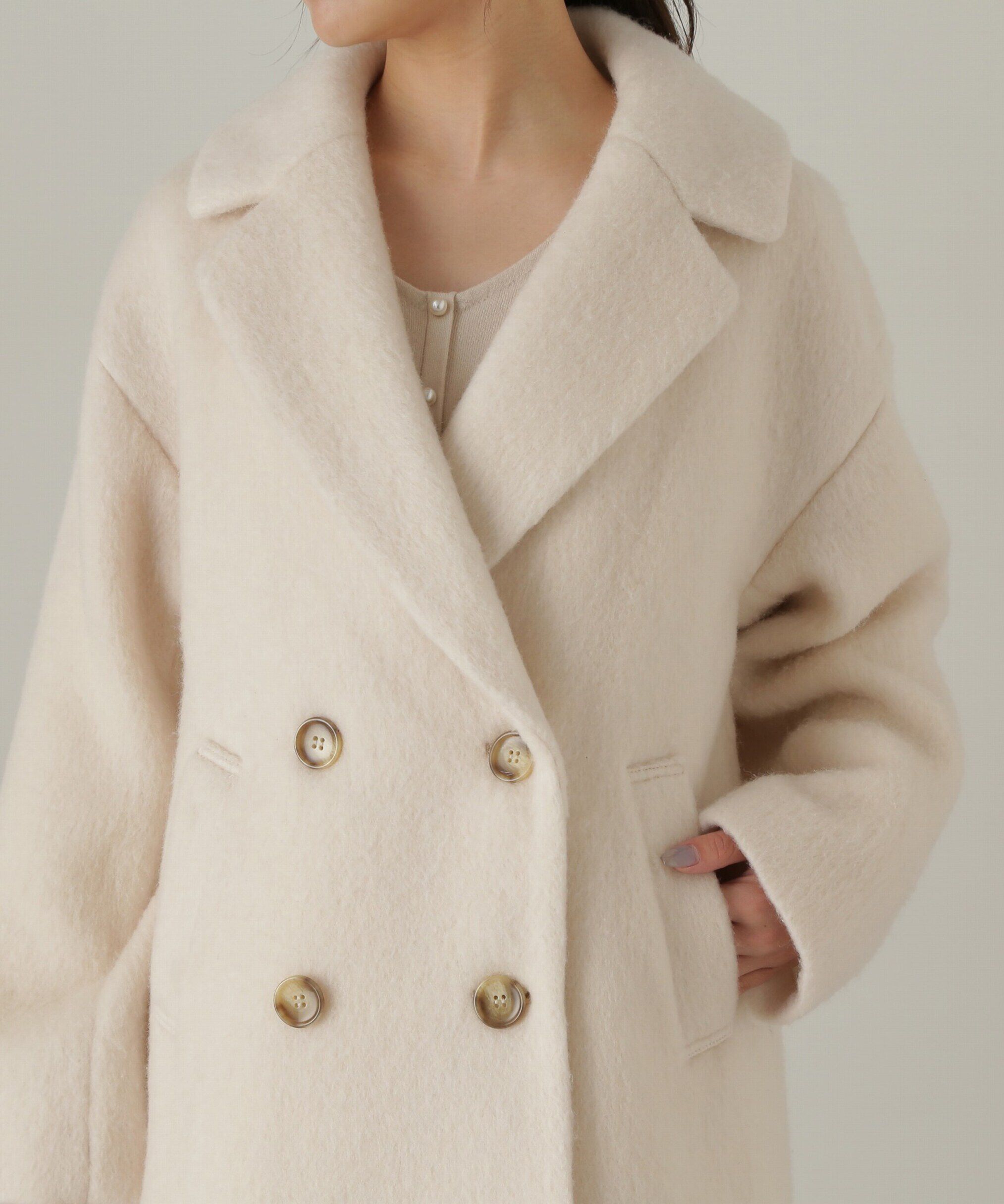 PROPORTION BODY DRESSING「ミドル丈シャギーコート　24AW」|その他|