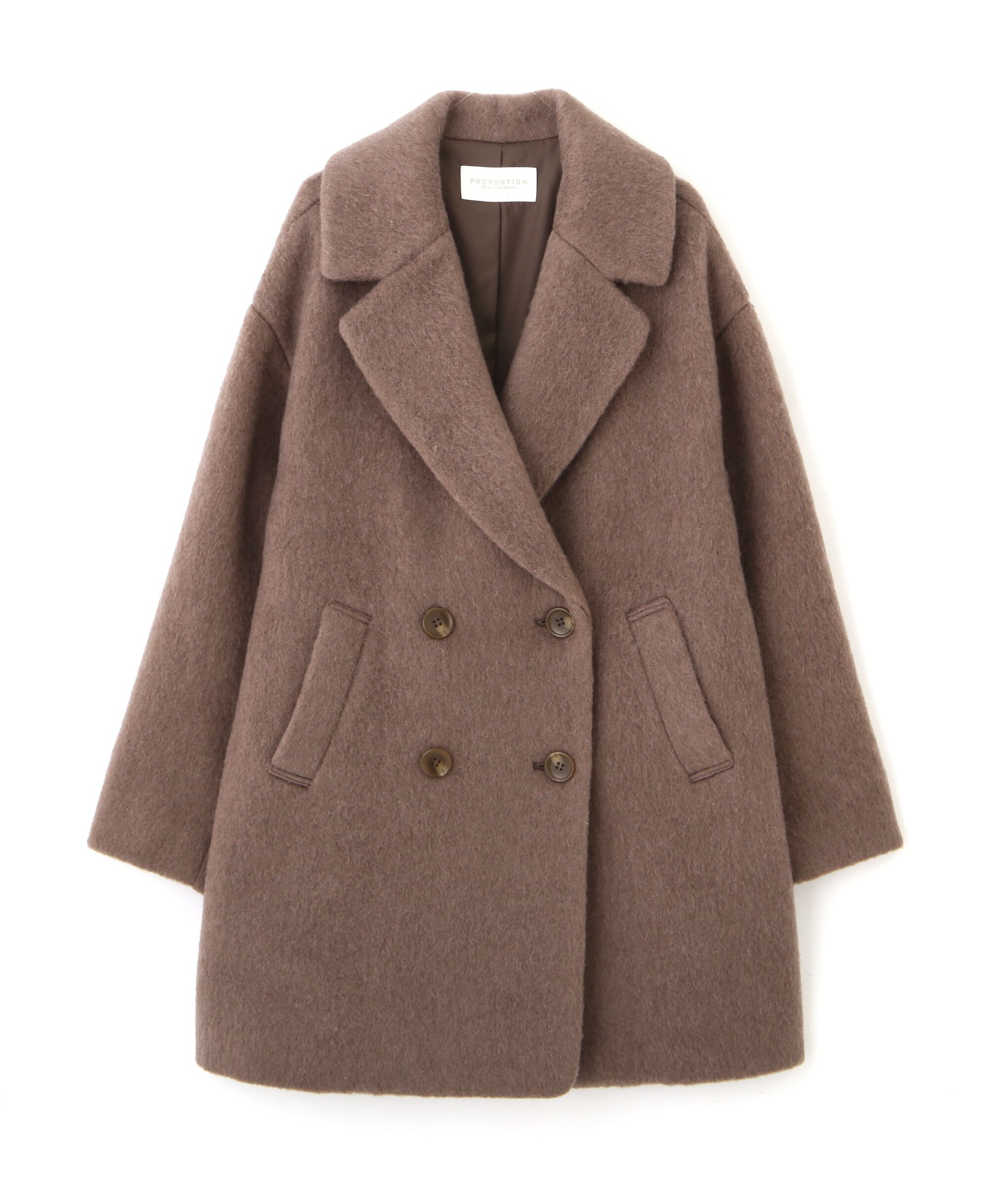 PROPORTION BODY DRESSING「ミドル丈シャギーコート　24AW」|その他|