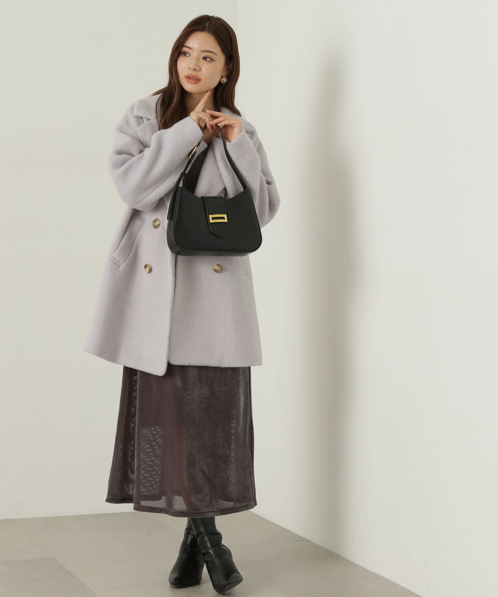 PROPORTION BODY DRESSING「ミドル丈シャギーコート　24AW」|その他|