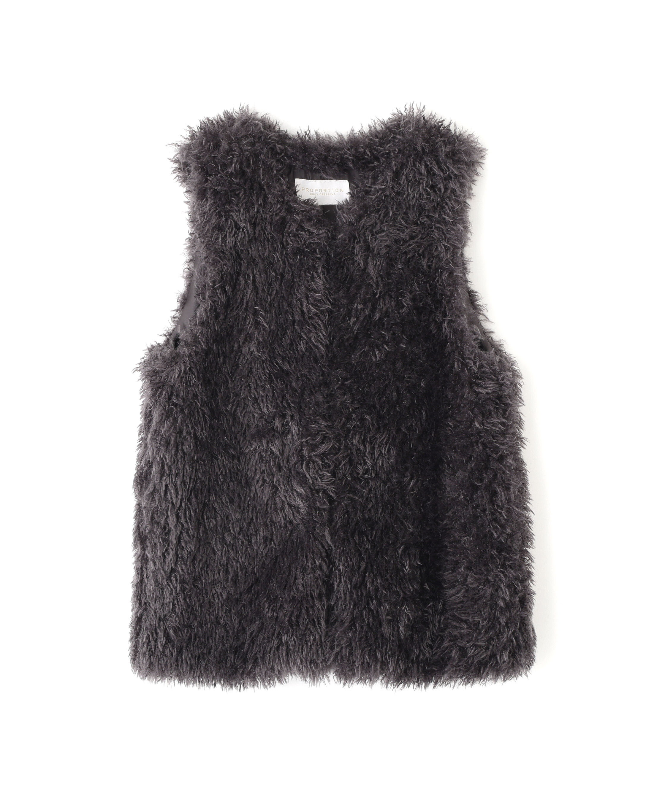 PROPORTION BODY DRESSING「フェイクファージレ 25AW」|ブルゾン・スタジャン|