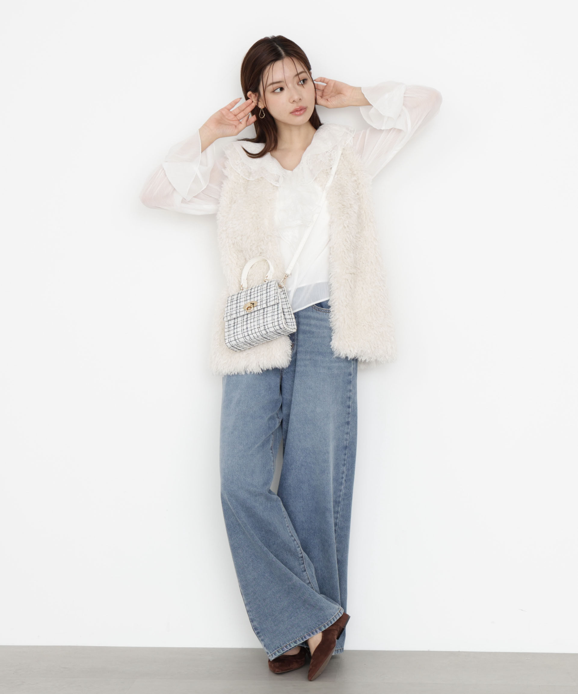 PROPORTION BODY DRESSING「フェイクファージレ 25AW」|ブルゾン・スタジャン|