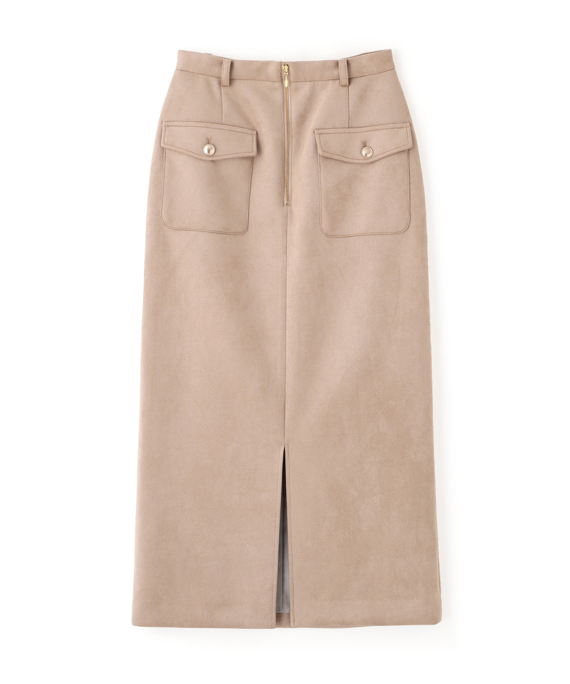 PROPORTION BODY DRESSING「ダンボールフェイクスエードタイトスカート 25AW」|スカート|