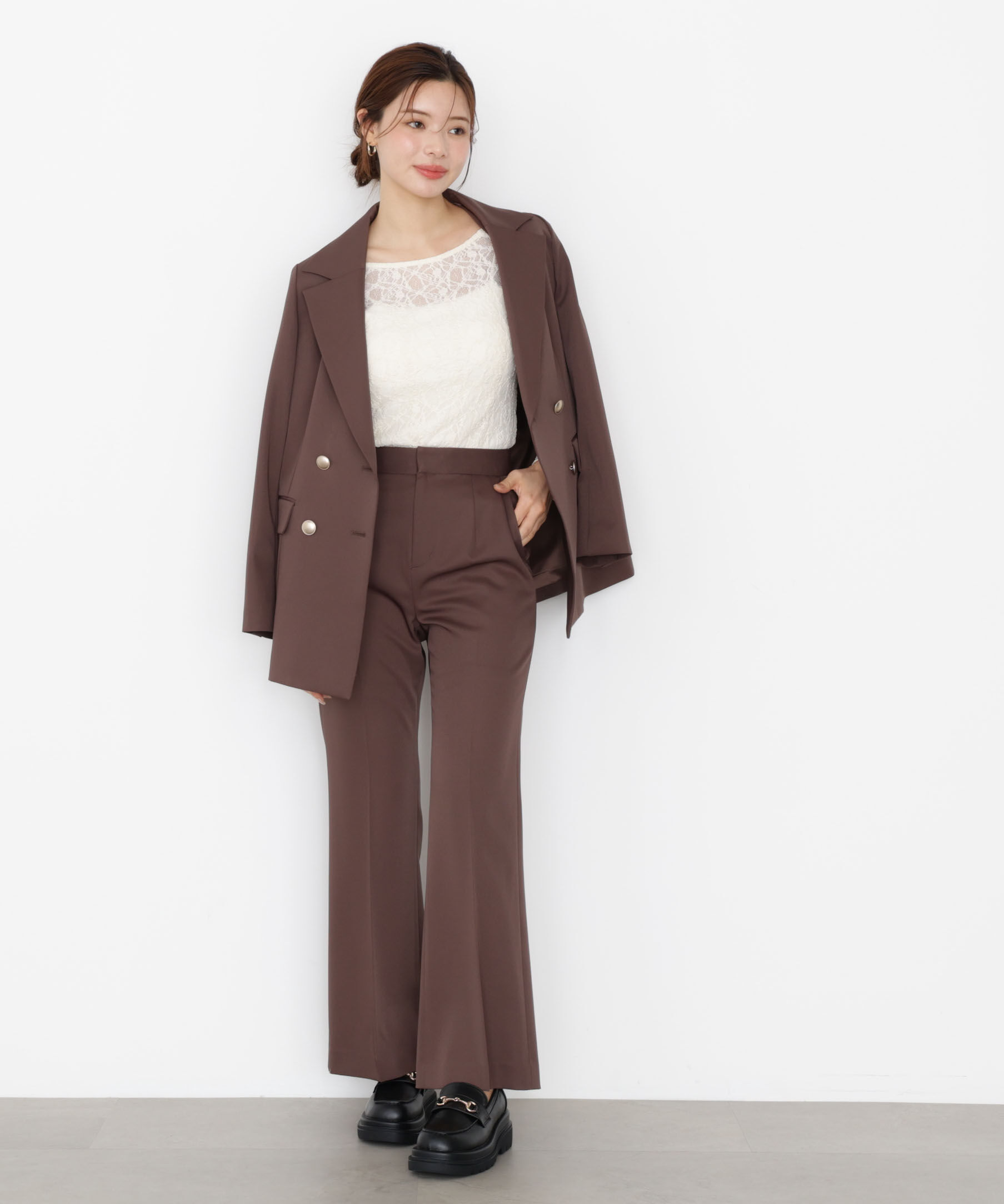 PROPORTION BODY DRESSING「美ラインフレアパンツ 25AW」|その他|