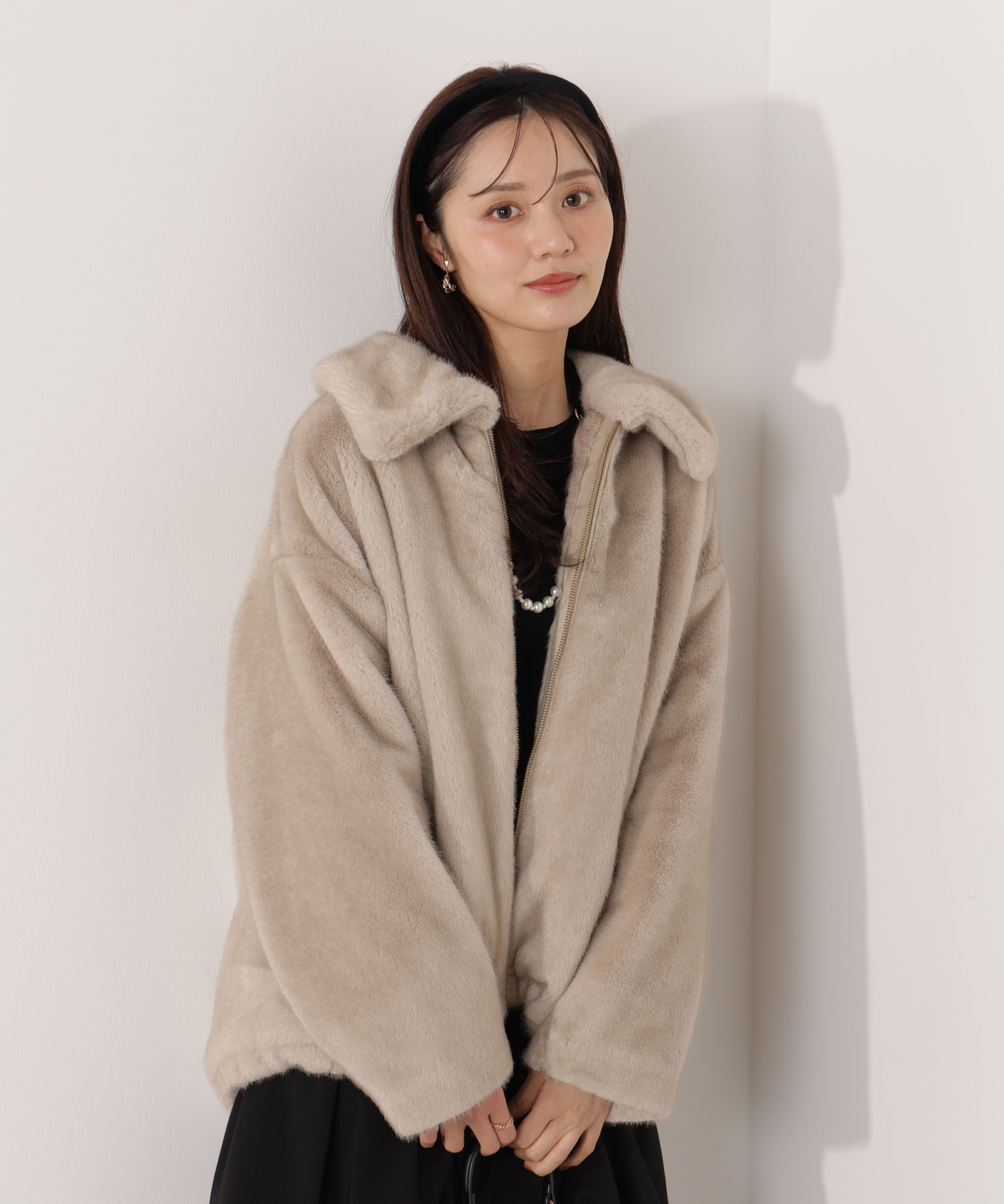 PROPORTION BODY DRESSING「フェイクファーブルゾン 25AW」|ブルゾン・スタジャン|