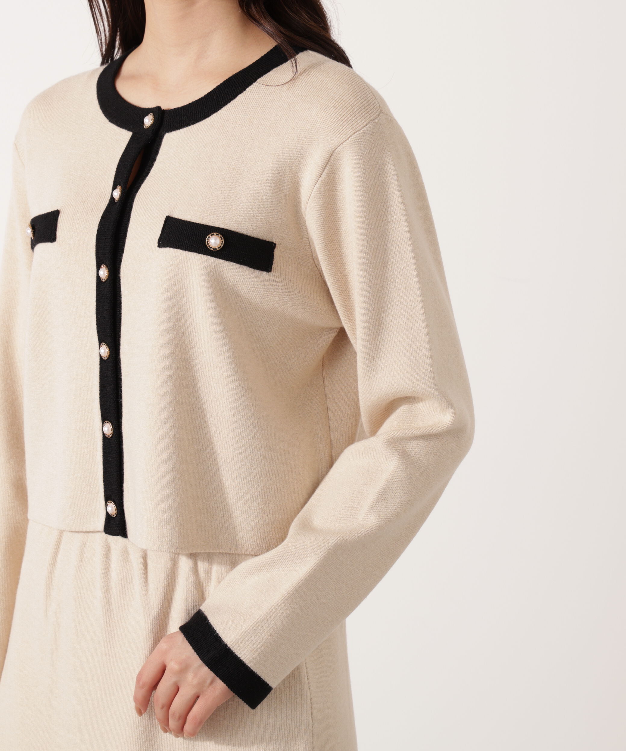 PROPORTION BODY DRESSING「ニットジャケット 25AW」|ニット・セーター|